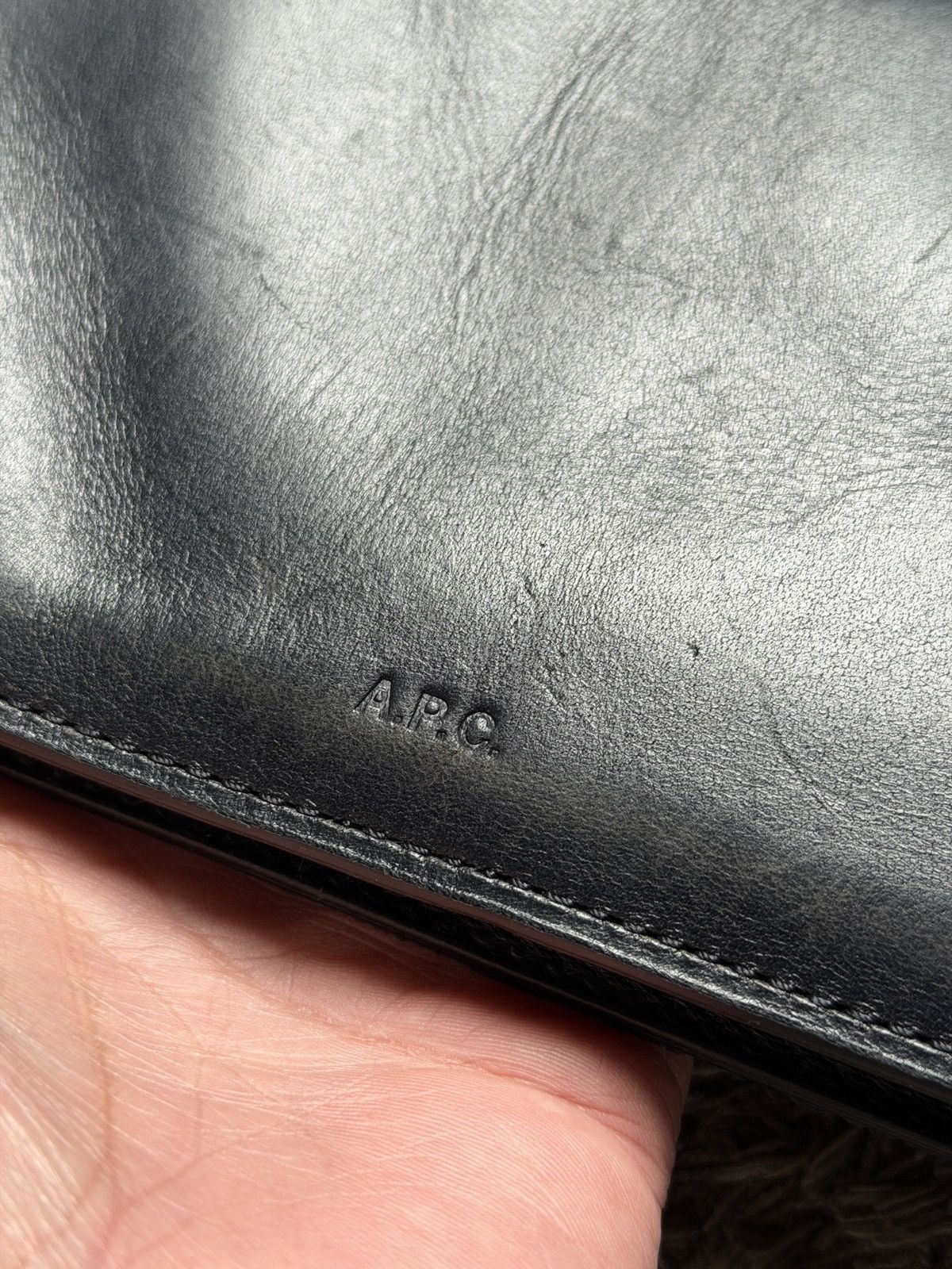 A.P.C. A.P.C blue leather bag. Size ONE SIZE - 4 Thumbnail