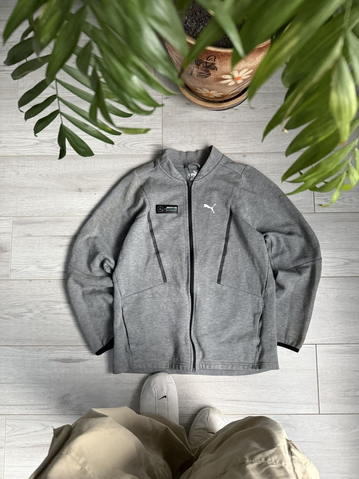 Mercedes-Benz × Puma Vintage Puma racing Mercedes-Benz track jacket Petronas Size US M / EU 48-50 / 2 - 1 Thumbnail