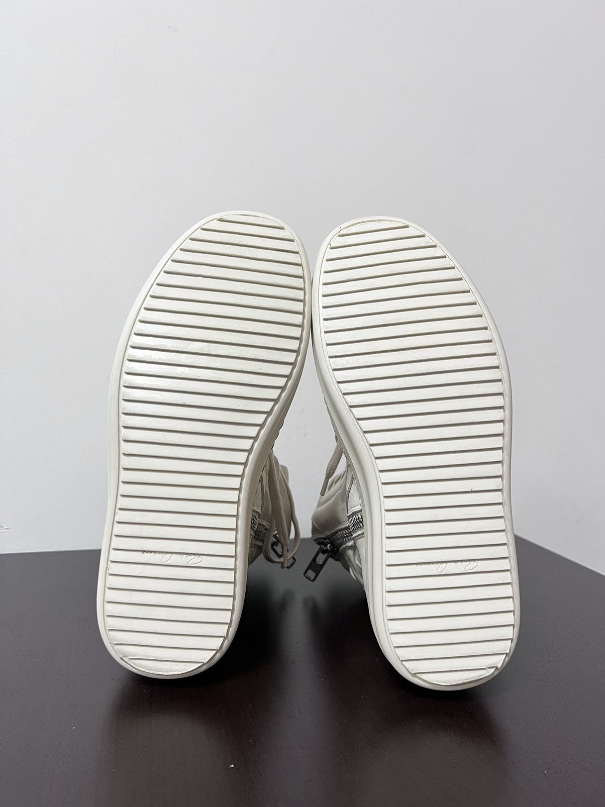 Rick Owens Rick owens geobasket black/milk sz 36 Size US 6 / IT 36 - 10 Thumbnail