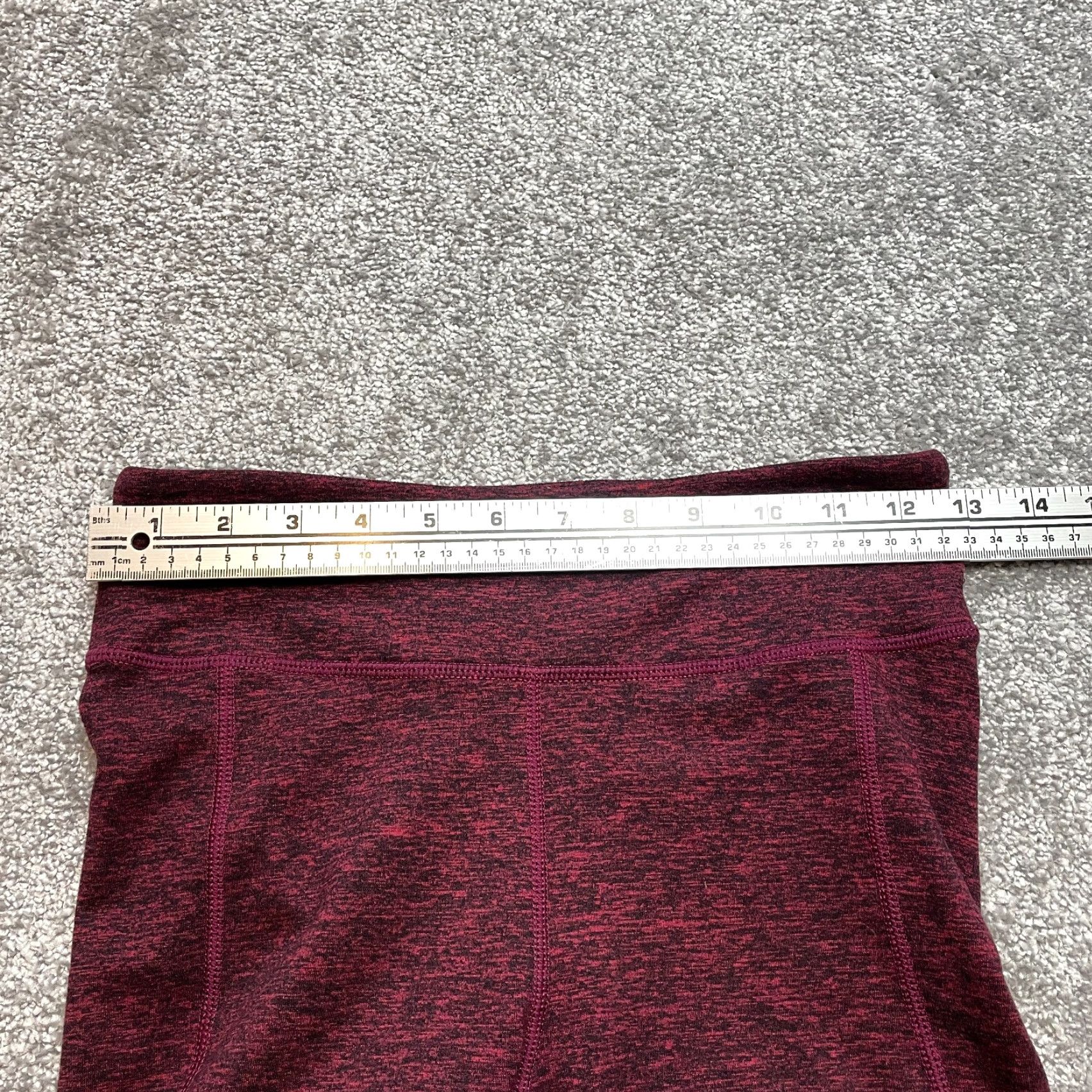 American Eagle Outfitters VINTAGE? No — American Eagle Outfitters Leggings Women S Red Solid Pull On 26x28 Inseam 28 Stretch Athletic Regular Size 28" / US 6 / IT 42 - 6 Thumbnail