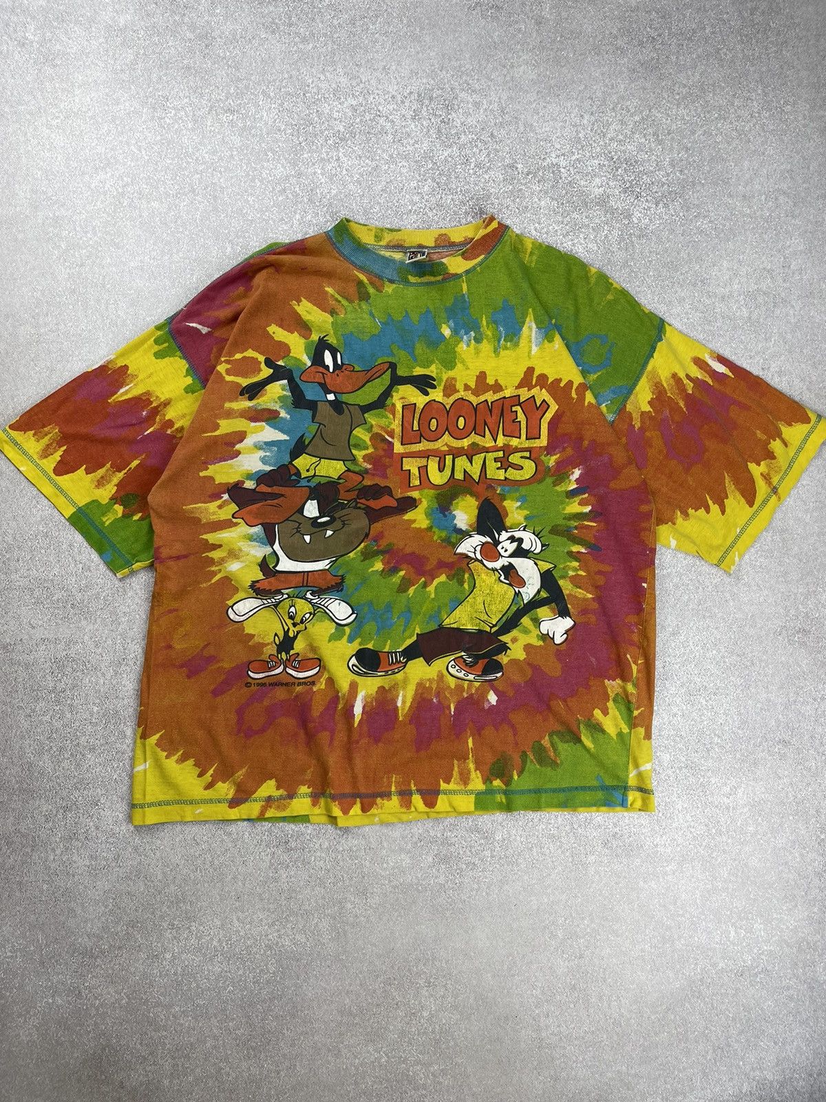 Warner Bros Vintage 1996 Looney Tunes Warner Bros Graphic Tee Size US M / EU 48-50 / 2 - 1 Thumbnail