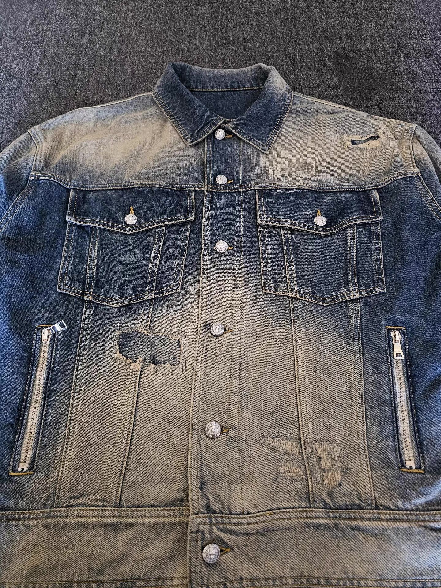 Balmain Balmain Denim Jacket Size US XL / EU 56 / 4 - 3 Thumbnail