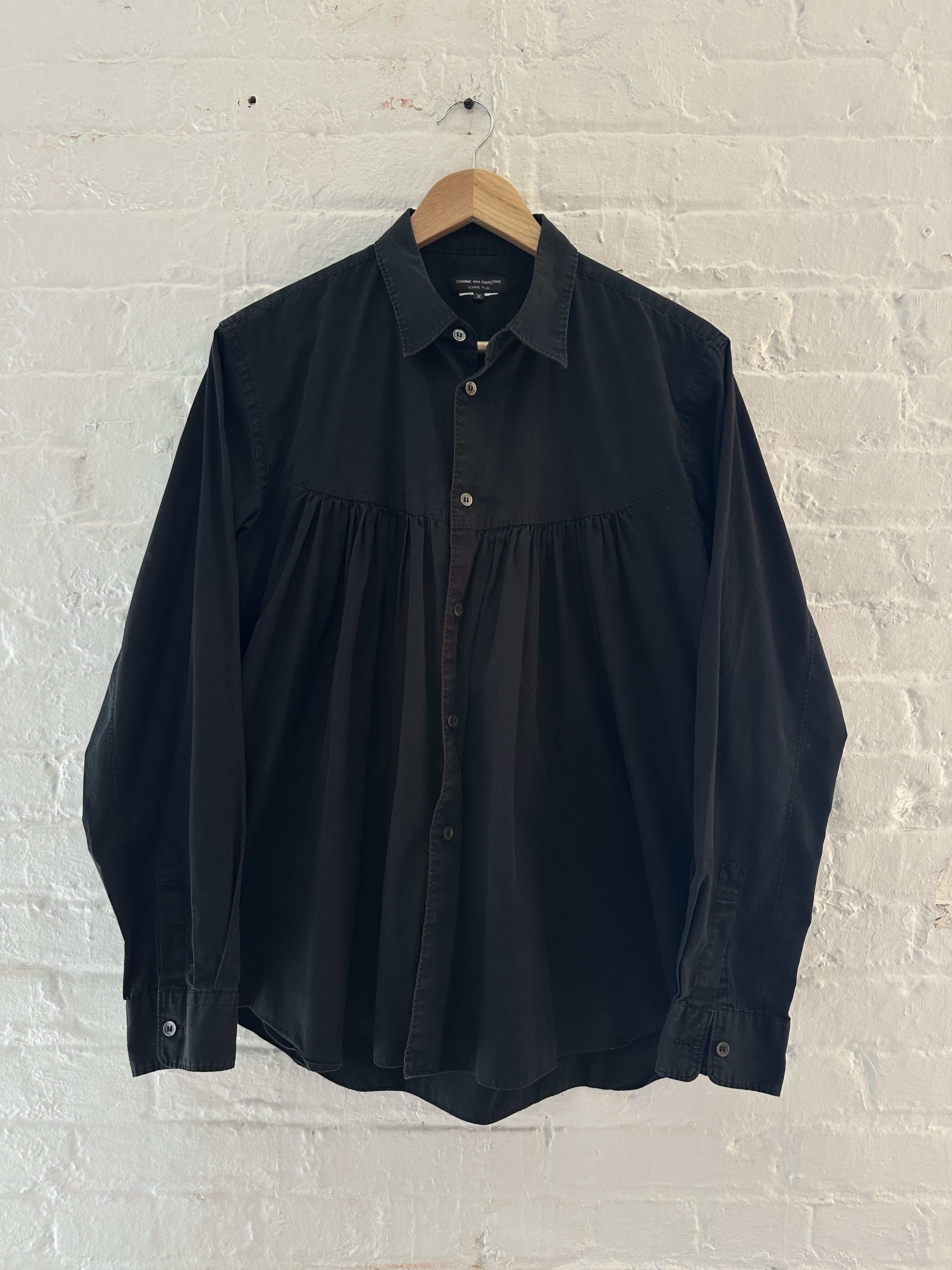 Comme des Garcons Homme Plus Pleated Button Up Shirt