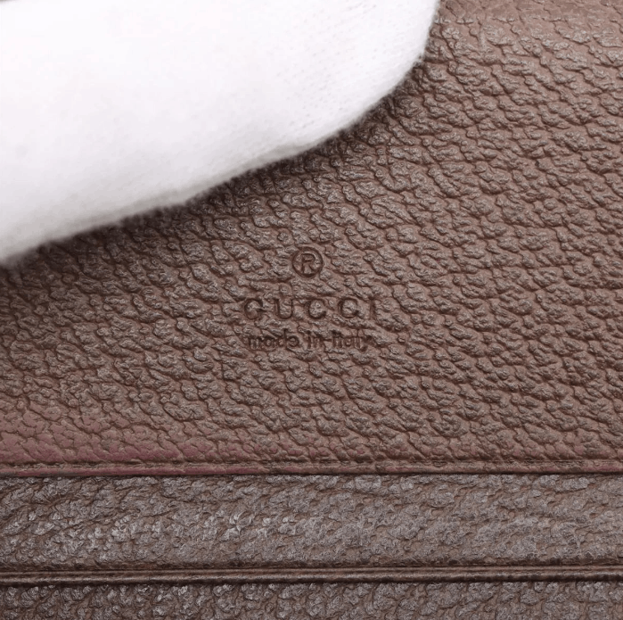 Gucci Ophidia Leather Compact Wallet Beige×Brown Size ONE SIZE - 7 Thumbnail