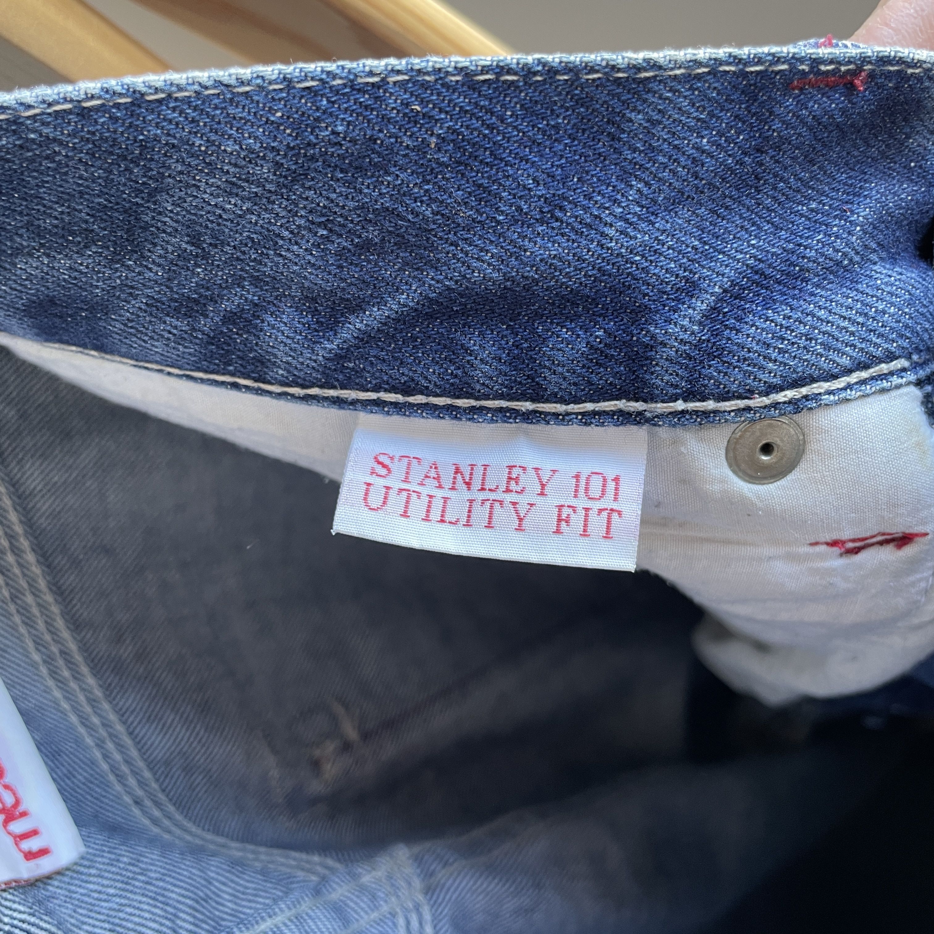 Mecca Mecca Vintage Y2K Stanley 101 Carpenter Baggy Denim Size US 32 / EU 48 - 12 Thumbnail