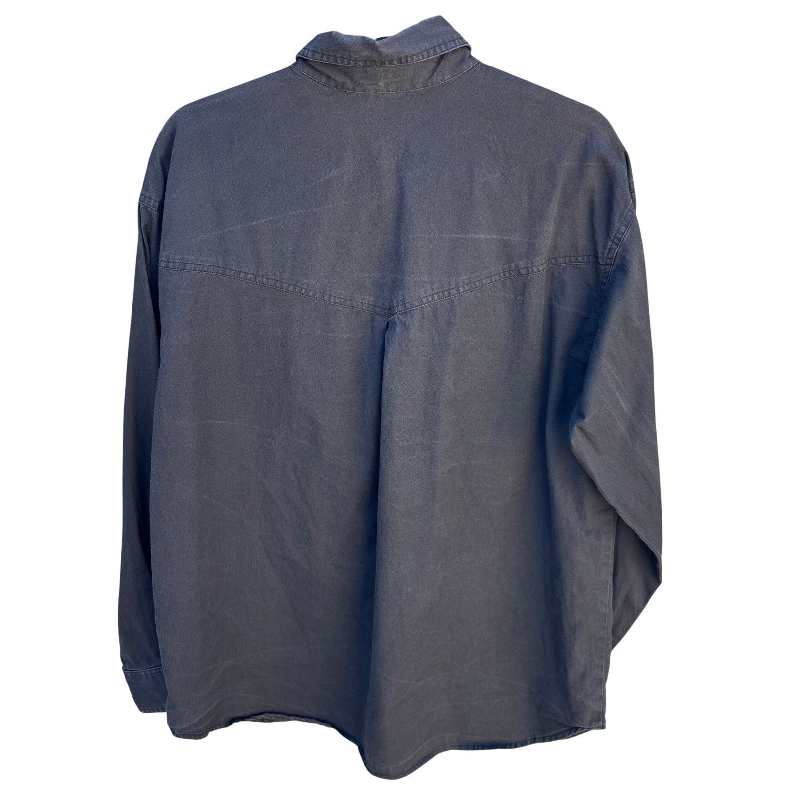 Georges Marciano Georges Marciano Vintage Mens M Charcoal Long Sleeve Button Size US M / EU 48-50 / 2 - 4 Thumbnail