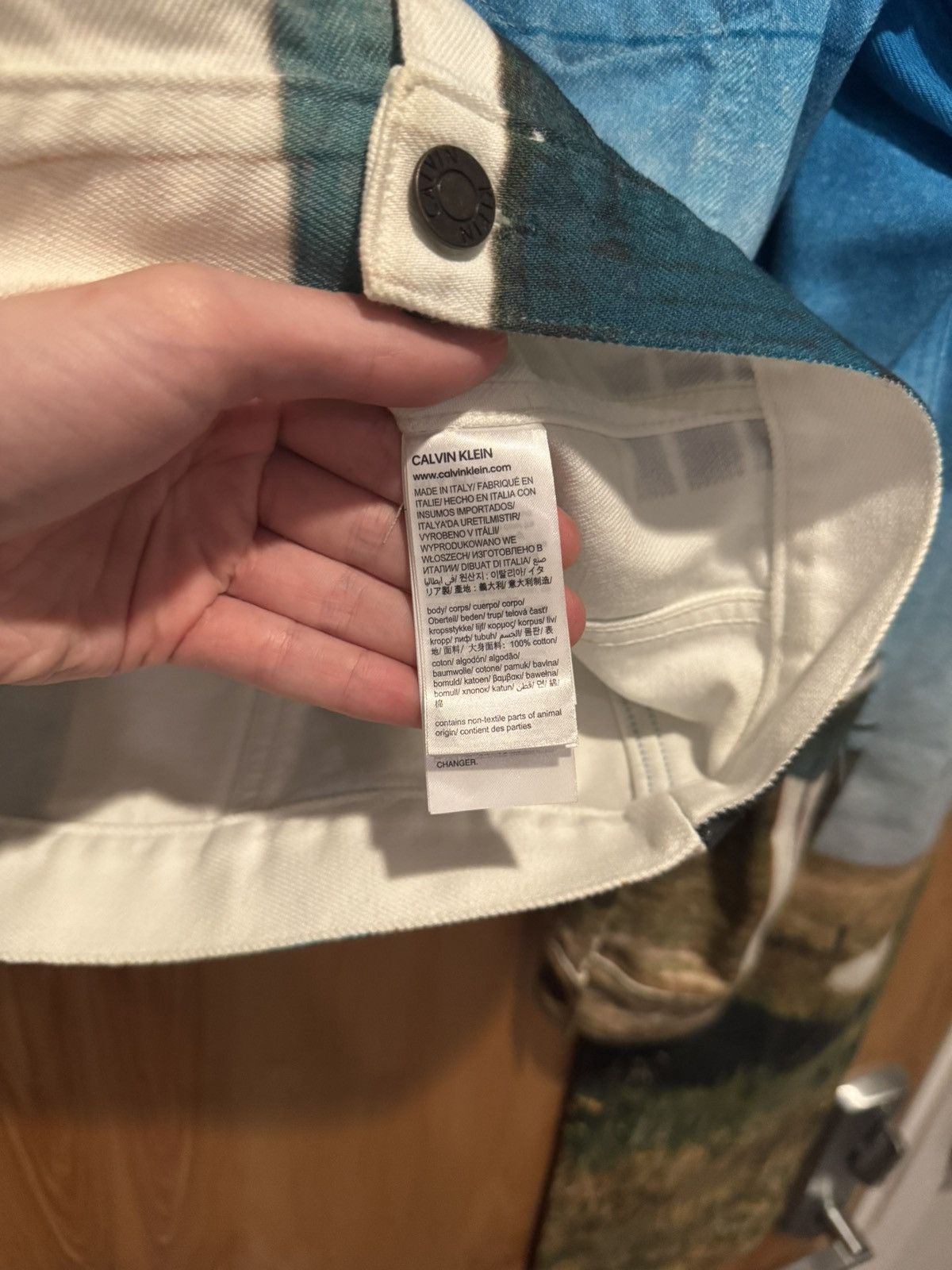 Calvin Klein 205W39NYC Raf Simons Calvin Klein 205W39NYC Americana Landscape Denim Size US 33 - 14 Thumbnail