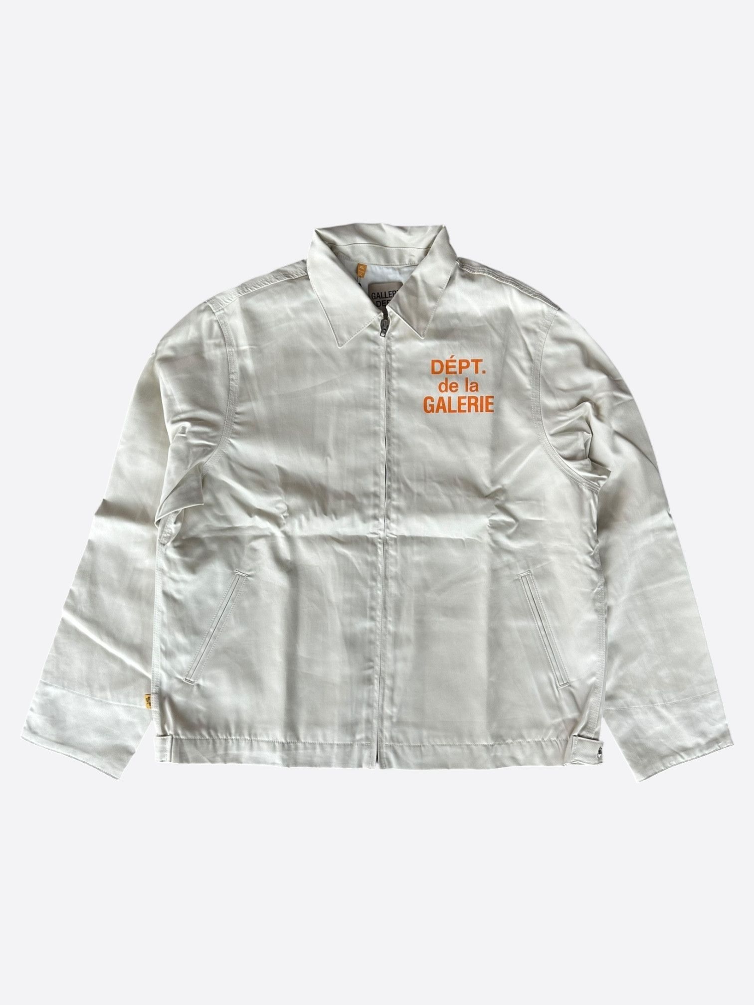 Gallery Dept. Gallery Dept Beige & Orange Logo Montecito Jacket Size US XXL / EU 58 / 5 - 1 Thumbnail