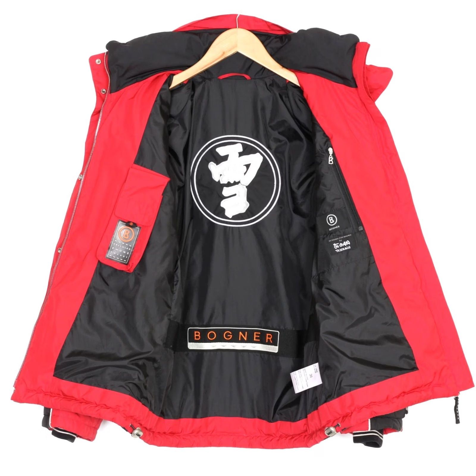 Bogner VINTAGE Bogner Ski Jacket Women 36 Hooded Padded Red MJ2837 Size XS / US 0-2 / IT 36-38 - 5 Thumbnail