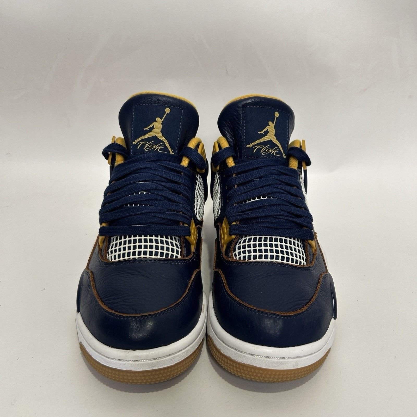 Nike Nike Air Jordan IV 4 Retro “Dunk From Above/Navy Gold” Size US 9 / EU 42 - 2 Thumbnail