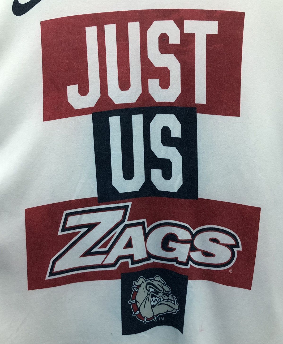 Nike Vintage The Nike Tee Just Us Zags Long Sleeve Shirt Size US M / EU 48-50 / 2 - 3 Thumbnail