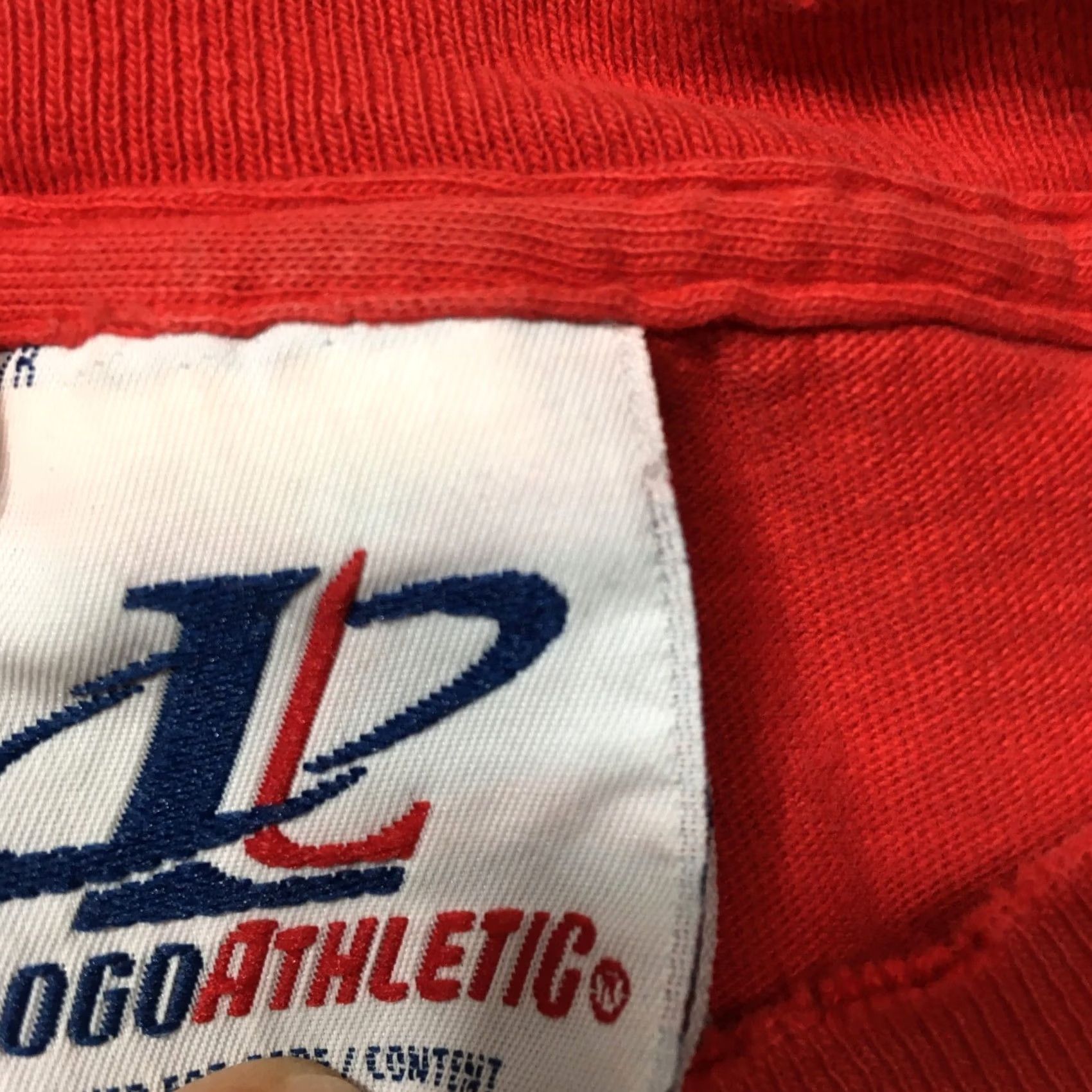 Logo Athletic VINTAGE Logo Athletic Shirt Mens XL Red Y2K Chicago Bulls NBA Pocket Size embroid Size US XL / EU 56 / 4 - 4 Thumbnail