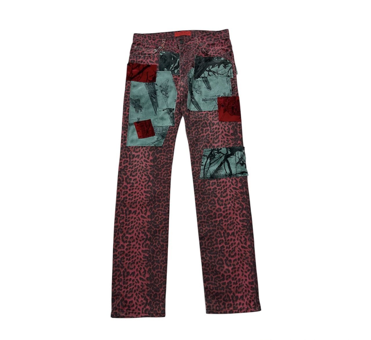 Siberia Hills Siberia Hills leopard fullprint velvet patchwork y2k pants Size US 28 / EU 44 - 1 Thumbnail