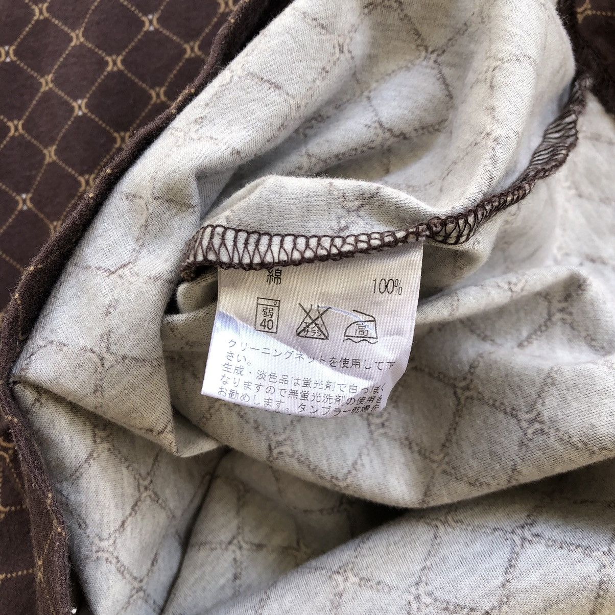 Celine CELINE Monogram Allover Print Long sleeve Shirt Size US M / EU 48-50 / 2 - 7 Thumbnail