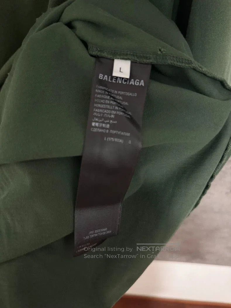 Balenciaga Balenciaga Green Tape Short Sleeve. Size US L / EU 52-54 / 3 - 4 Thumbnail
