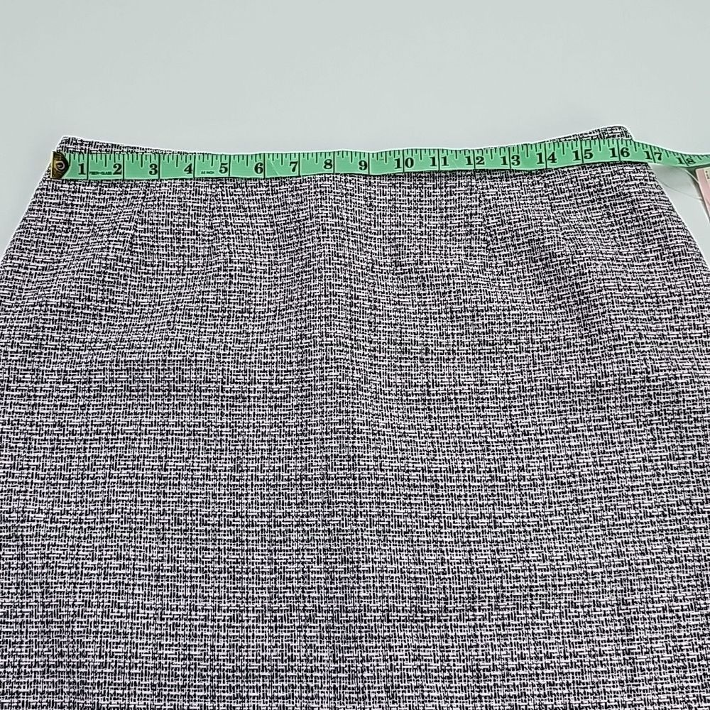 Anne Klein Anne Klein Women's Tweed Pencil Skirt Marled Pink Black NWT Size 32" / US 10 / IT 46 - 4 Thumbnail