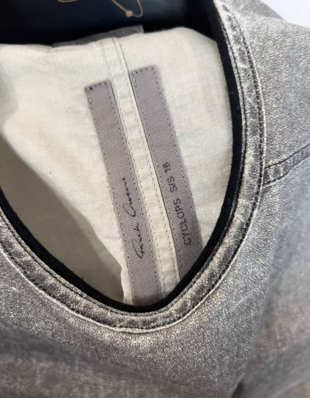 Rick Owens Rick Owens Runway Cyclops Embroidered Coated T-Shirt Size US S / EU 44-46 / 1 - 5 Thumbnail