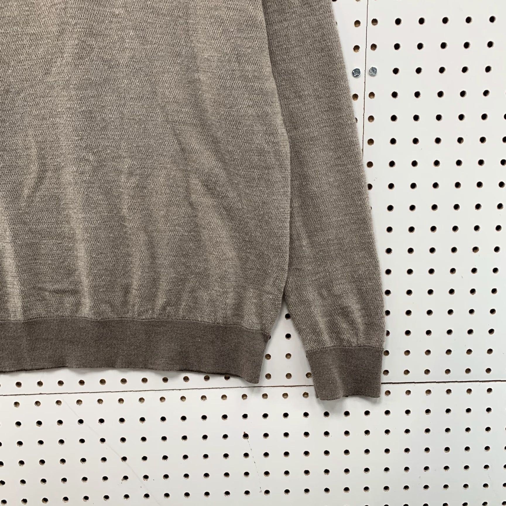 Brooks Brothers BROOKS BROTHERS Extra Fine Merino Wool Sweater Mens Medium Brown 1/4 Zip Pullover Mock Neck Knit Knitwear Casual Winter 90s Preppy Mens Size US M / EU 48-50 / 2 - 5 Thumbnail