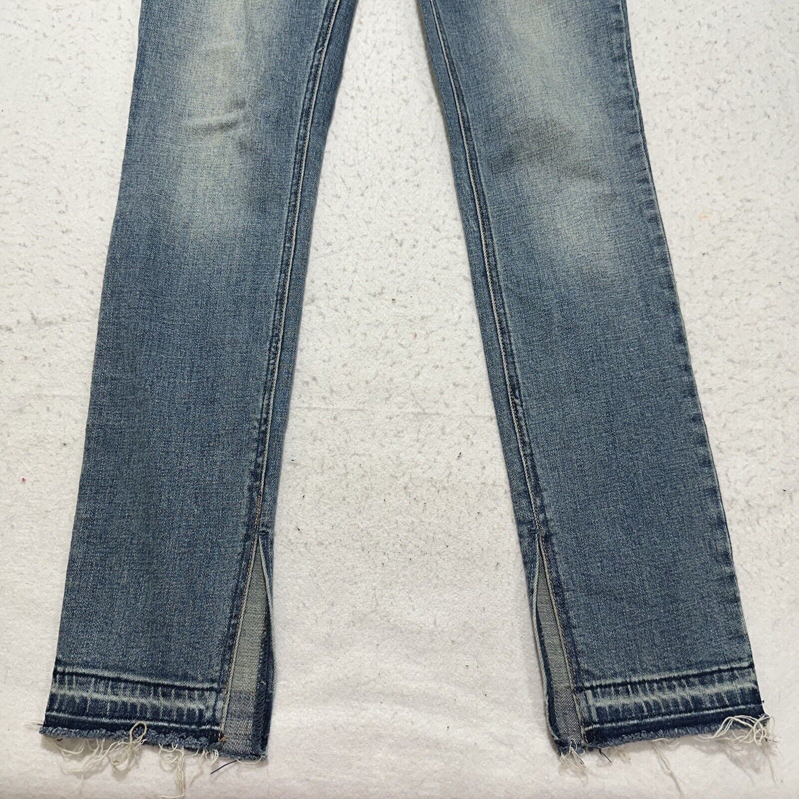 Free People Free People 28x30 Skinny Leg Jeans Ankle Slits Distressed Size 28" / US 6 / IT 42 - 3 Thumbnail
