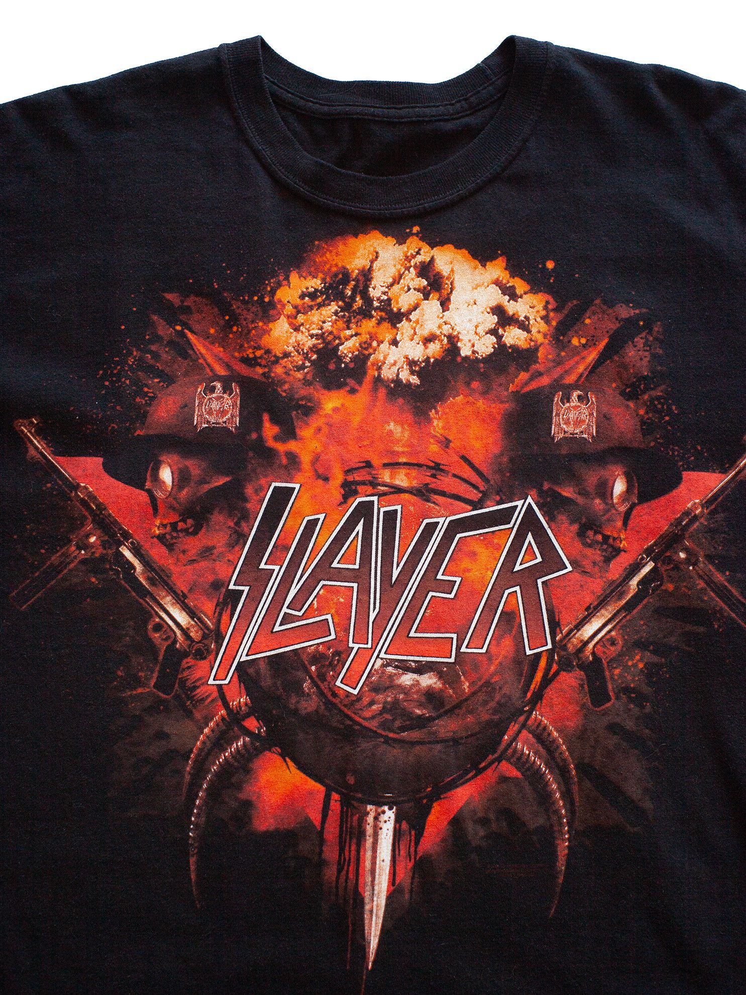 Band Tees Vintage 00s Slayer Metal Band Tour Promo T-Shirt Size US L / EU 52-54 / 3 - 2 Thumbnail