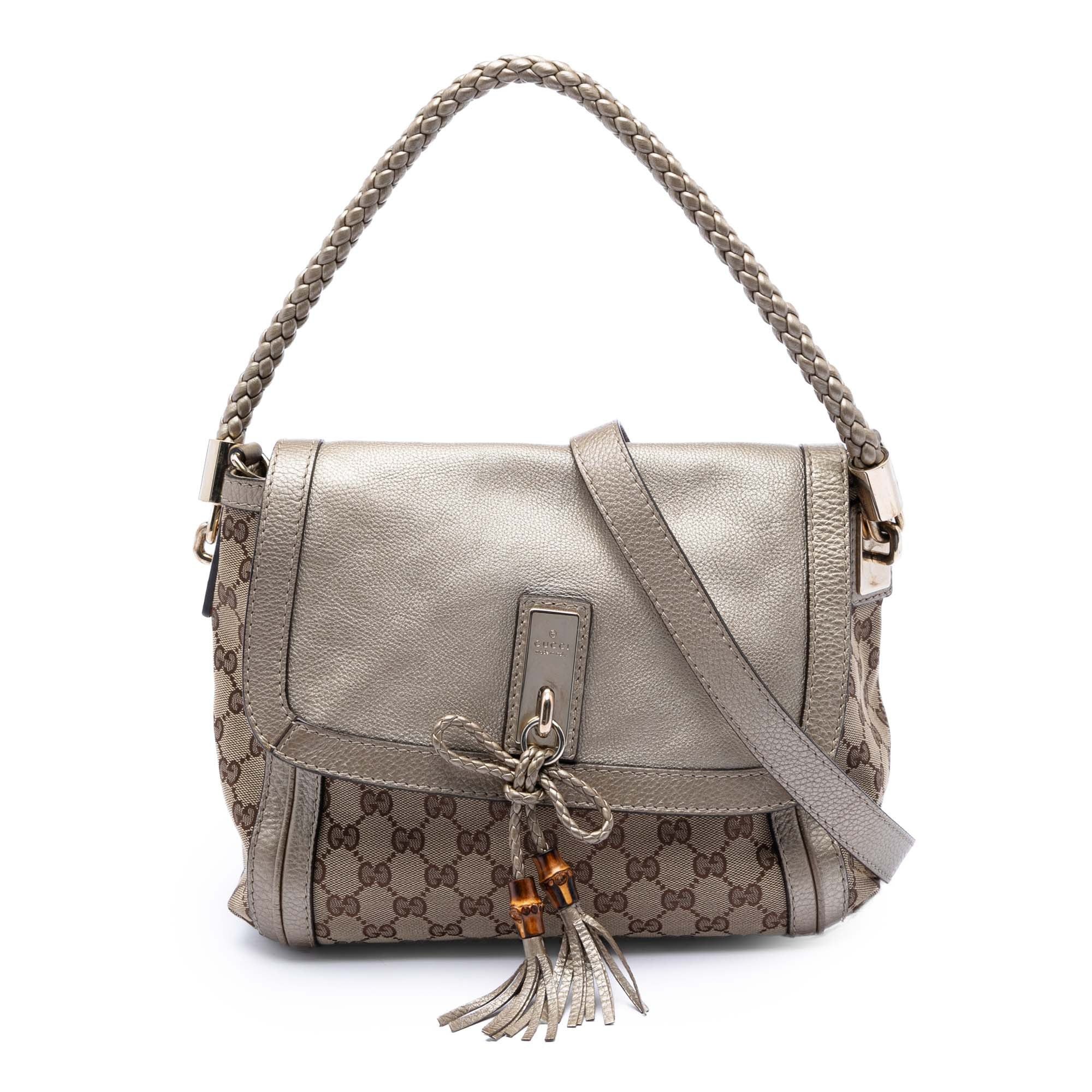 Gucci GG Canvas Bella Flap Satchel Size ONE SIZE - 1 Thumbnail