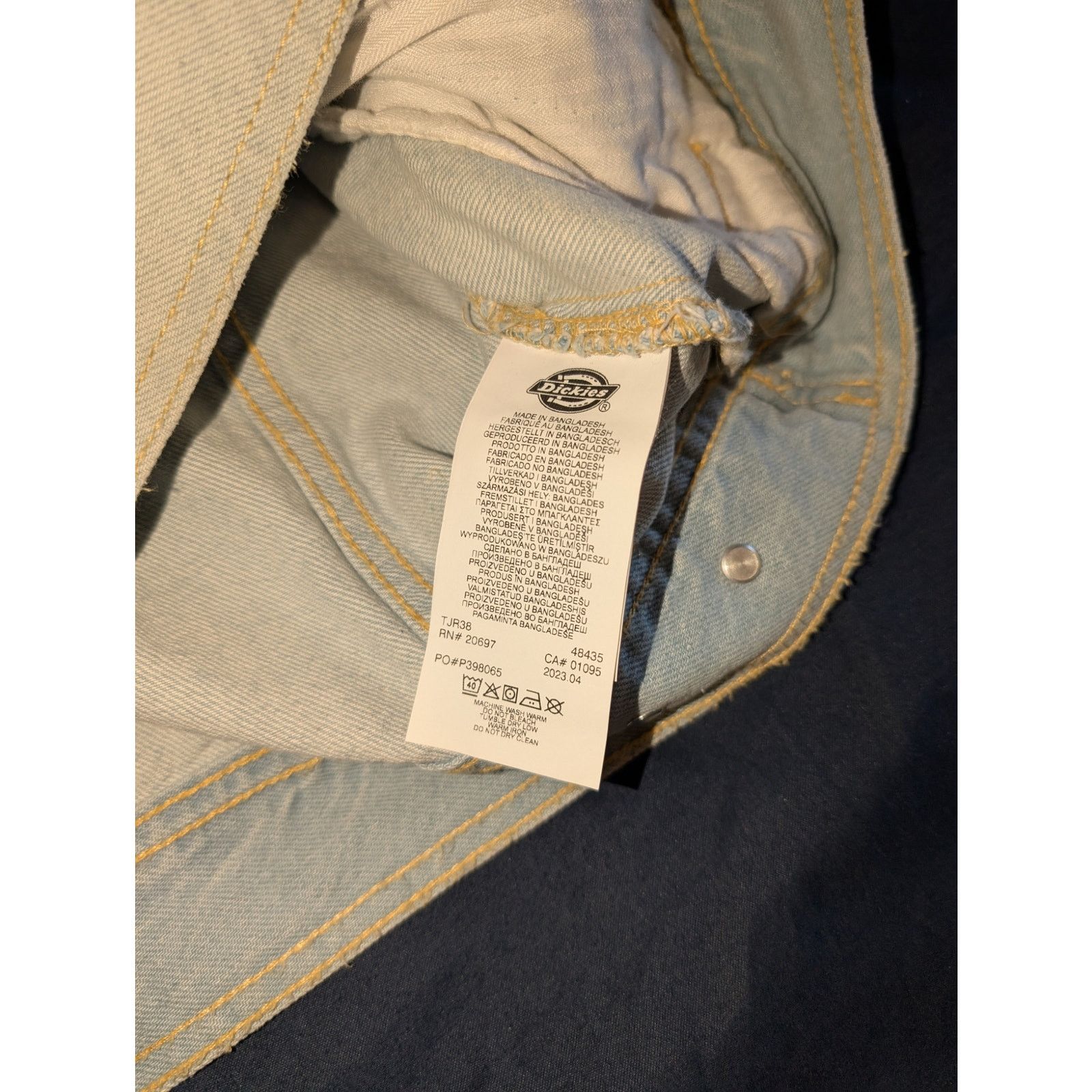 Dickies NWT! Dickies Jean Denim Jacket Size Small Men's Light Blue Size US S / EU 44-46 / 1 - 6 Thumbnail