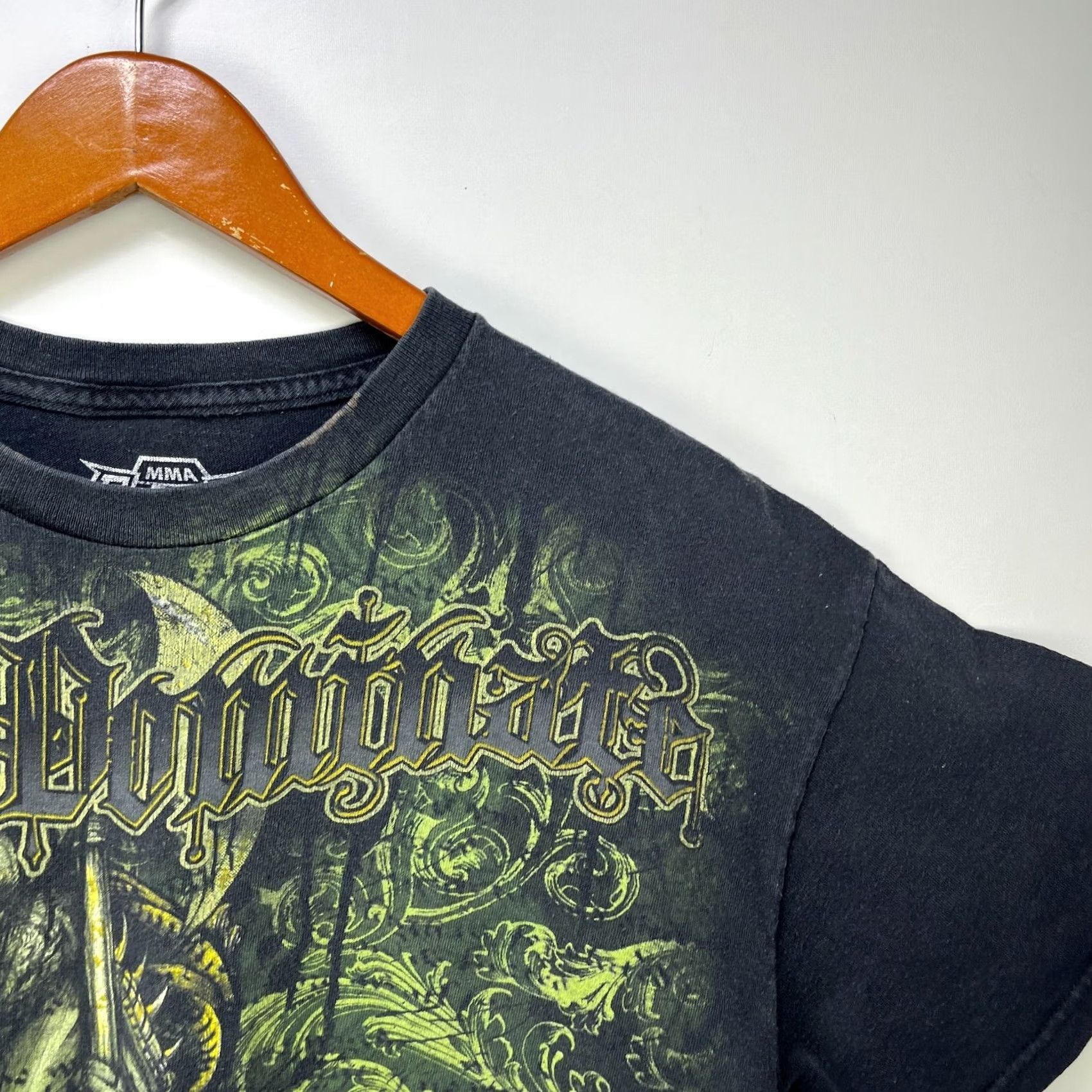 Vintage VINTAGE MMA Elite Dominate Viking Graphic T Shirt XL Men Black Cotton Short Sleeve Logo 2000s Vintage Theme Outdoor Motorcycle Size US XL / EU 56 / 4 - 4 Thumbnail
