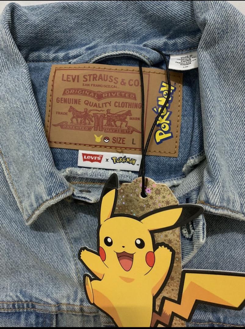 Levi's × Pokemon Levi's x Pokemon Denim Trucker Jacket Size US L / EU 52-54 / 3 - 12 Thumbnail