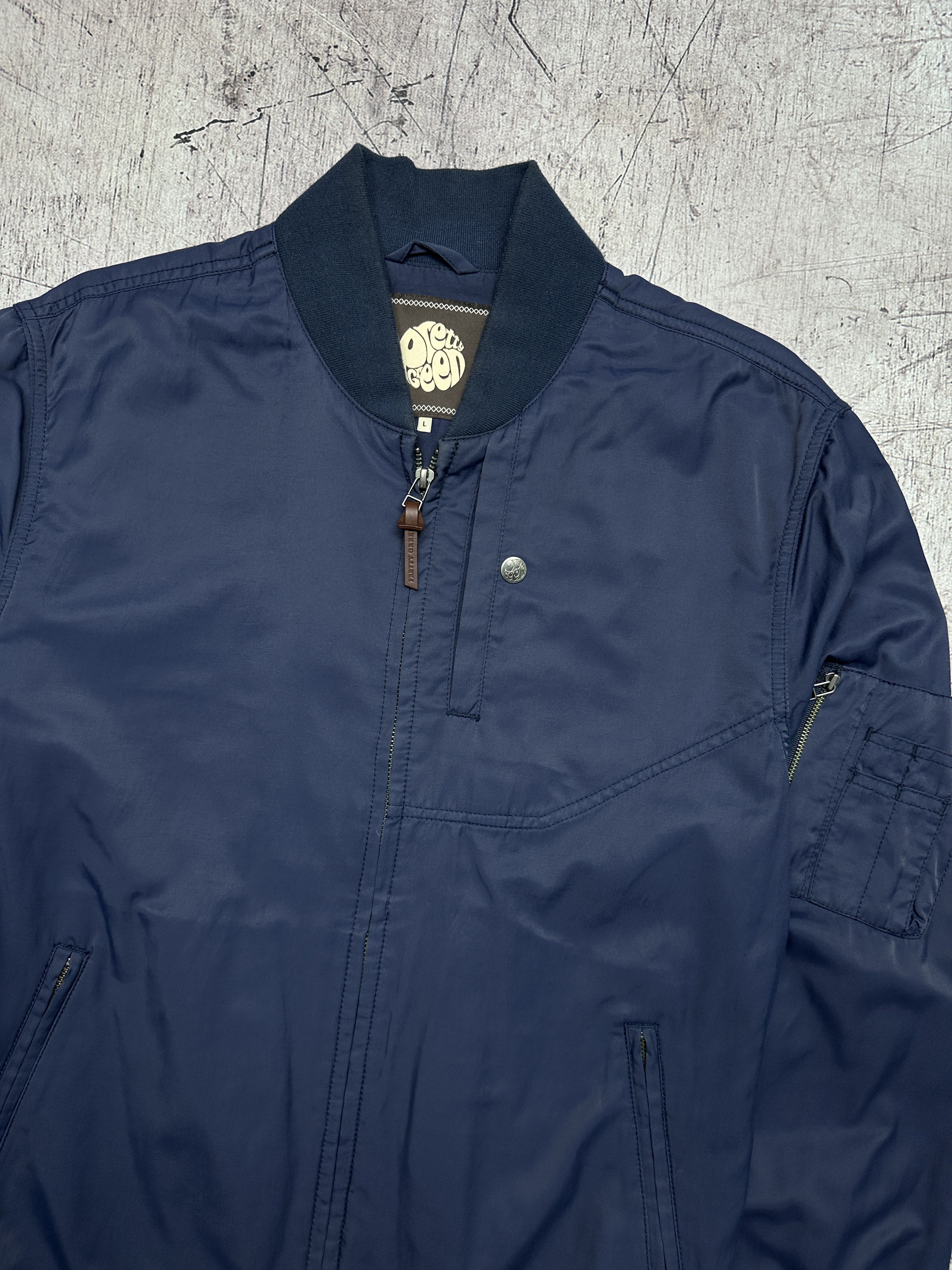 Pretty Green × Vintage Pretty Green Vintage Mens Bomber Jacket Size US L / EU 52-54 / 3 - 2 Thumbnail