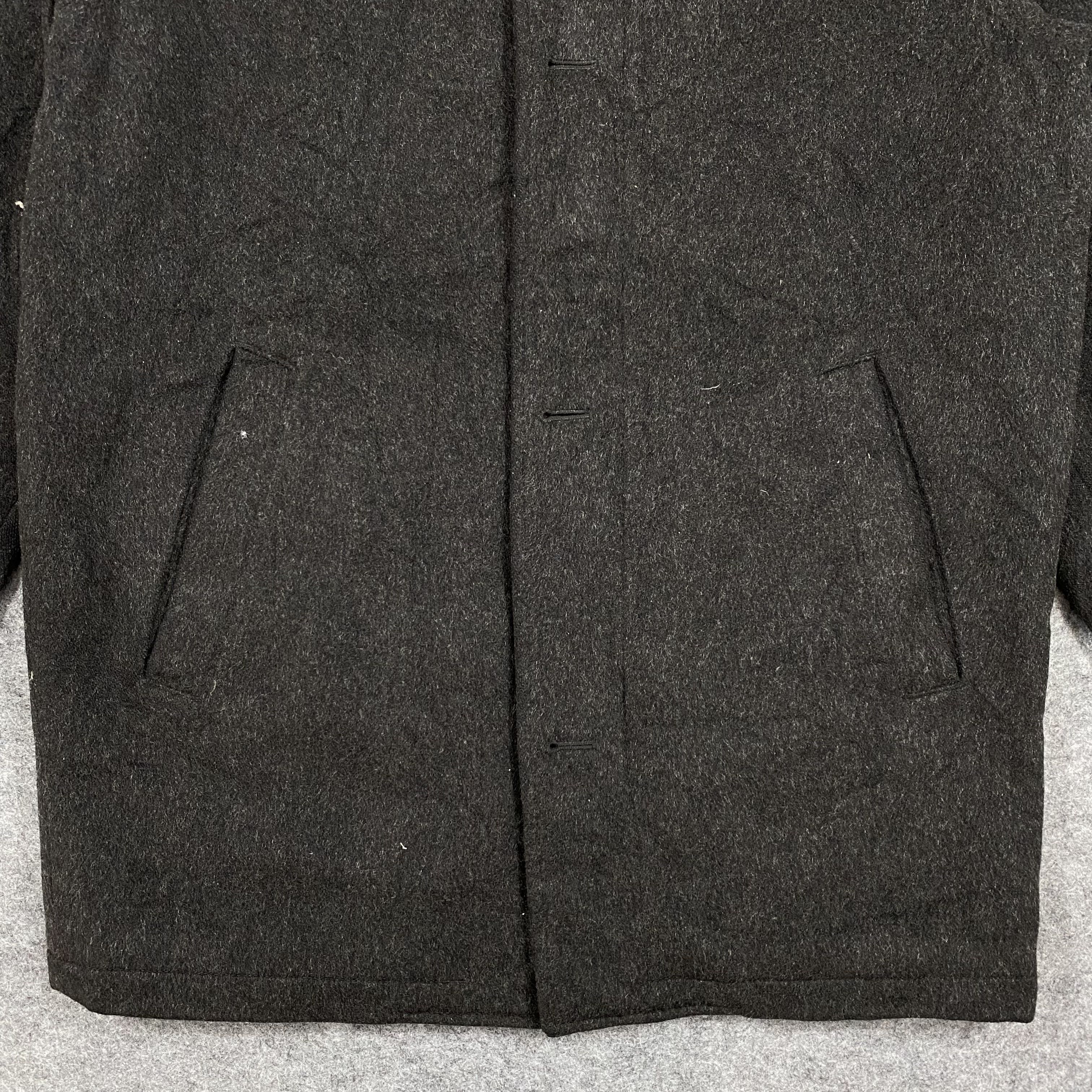 RRL Ralph Lauren vintage 90s polo ralph lauren wool trench coat jacket-J546 Size US M / EU 48-50 / 2 - 6 Thumbnail