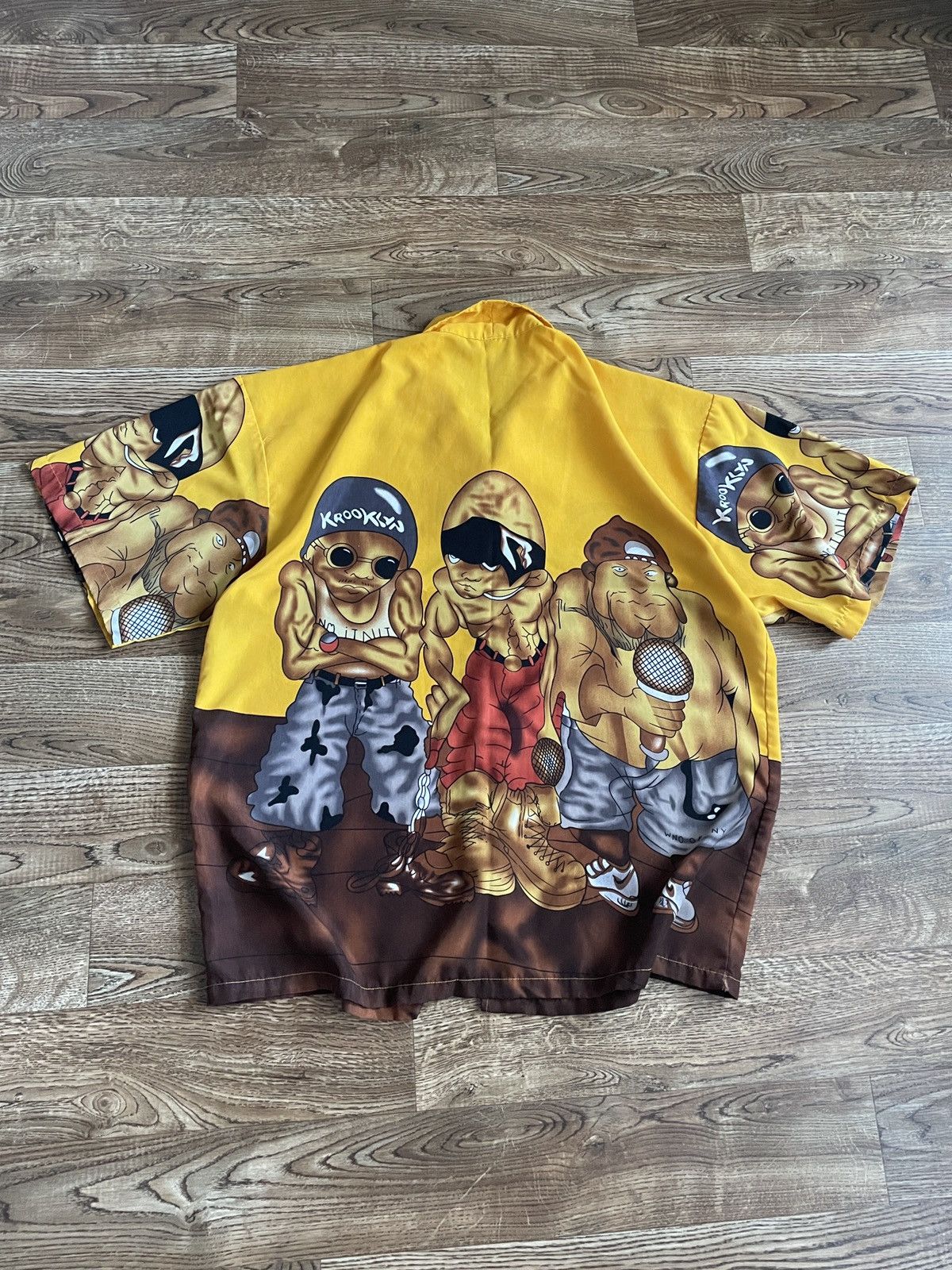 JNCO Vintage Rap shirt Short Sleeve Button Up hip hop 2pac 50cent Size US XXL / EU 58 / 5 - 7 Thumbnail