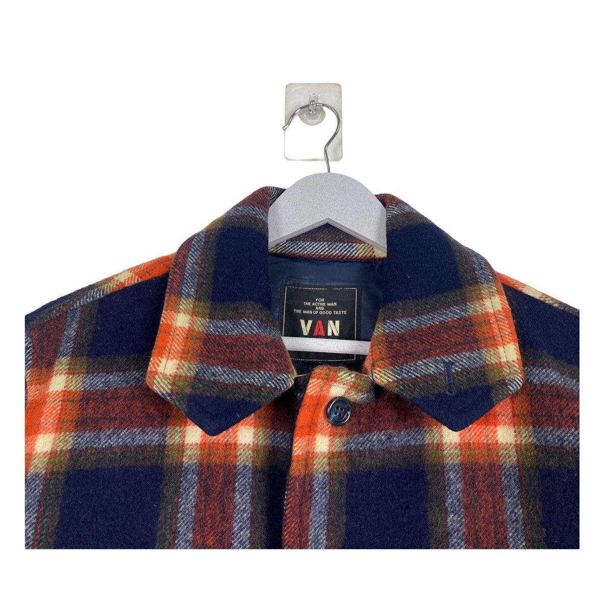 Japanese Brand × Van 💥VAN JAC TARTAN CHECKER WORKER WESTERN WOOL JACKET Size US M / EU 48-50 / 2 - 4 Thumbnail