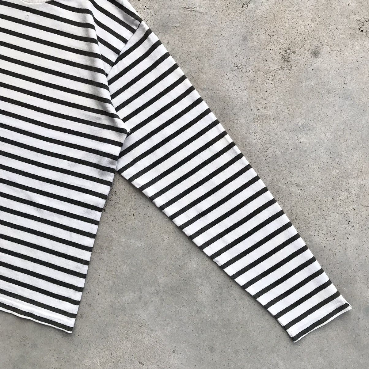 Bape 2000's Bathing Ape - Made with General Stripe L/S T-Shirt Size US S / EU 44-46 / 1 - 7 Thumbnail