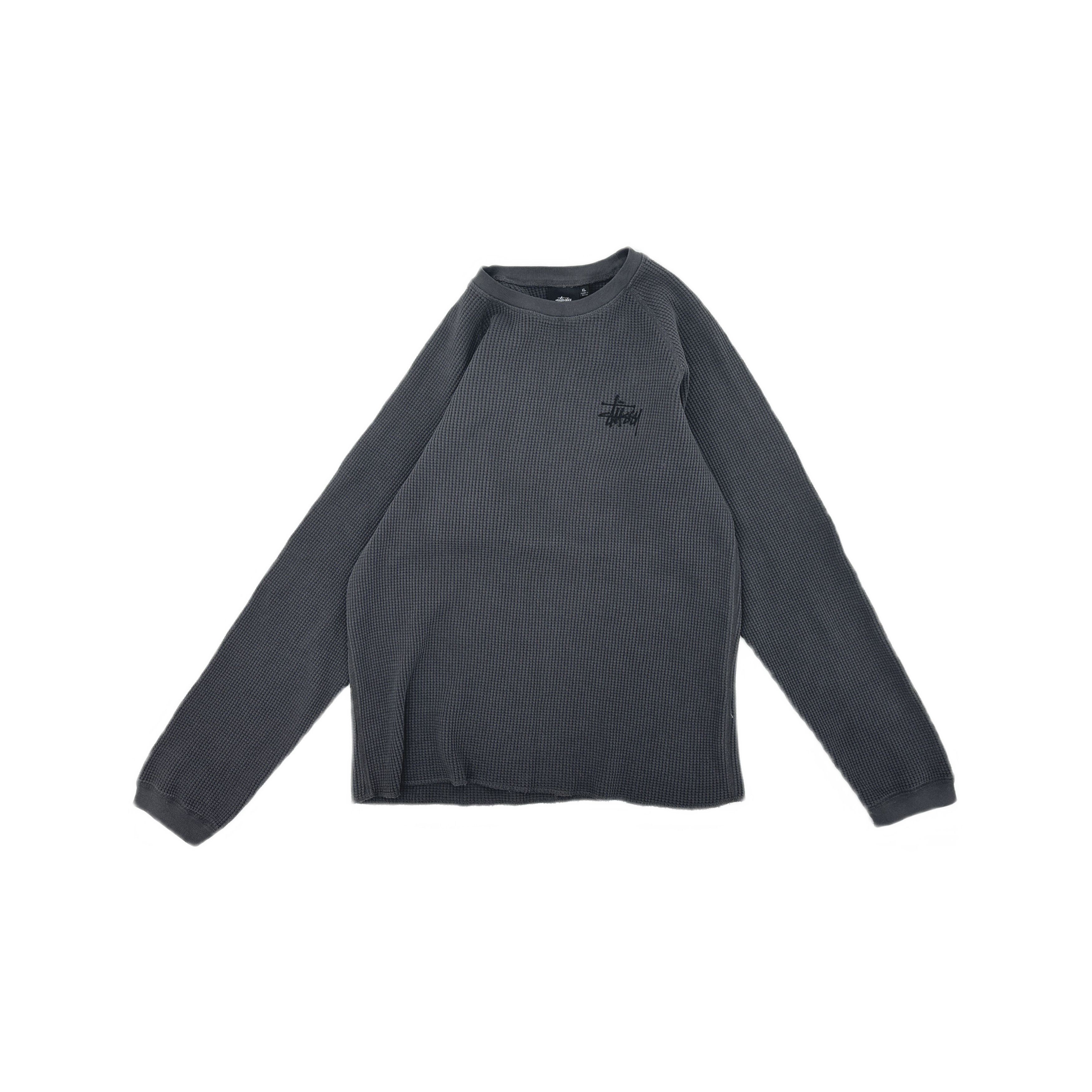 Stussy Stussy Basic stock Raglan thermal FW24 washed black Medium