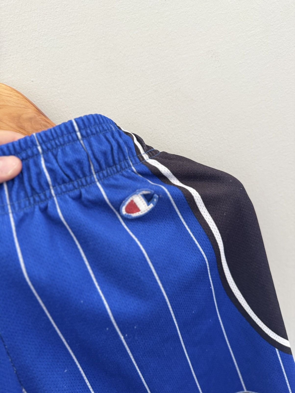 NBA Vintage 90s Champion Orlando Magic Mesh Basketball Shorts M Size US 28 / EU 44 - 8 Thumbnail