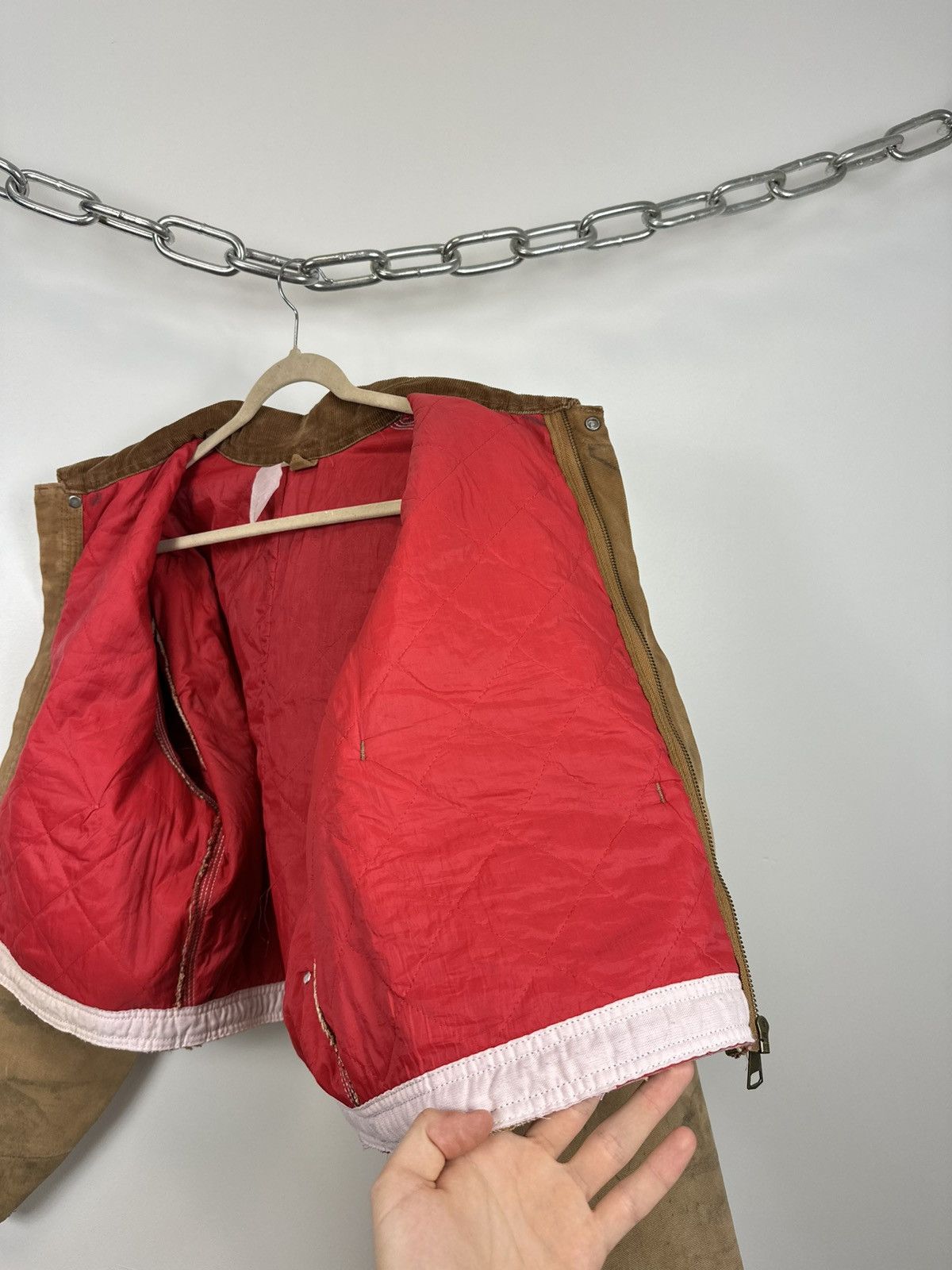 Carhartt Vintage 80s Carhartt USA Cropped Boxy Distressed Rare Jacket Size US M / EU 48-50 / 2 - 18 Thumbnail