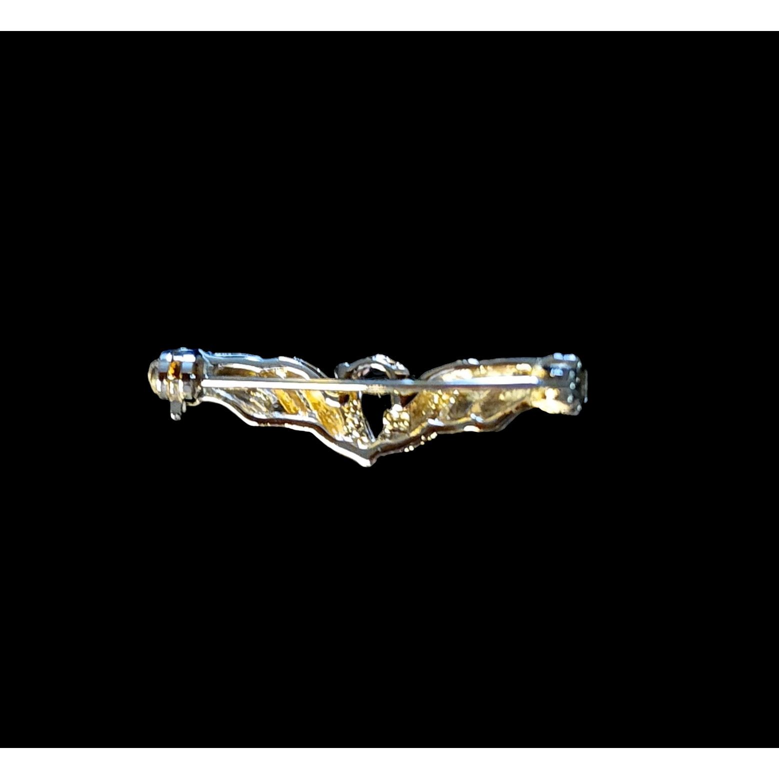 Other Genuine Amethyst and 14kt Gold Plated Brooch Size ONE SIZE - 5 Thumbnail