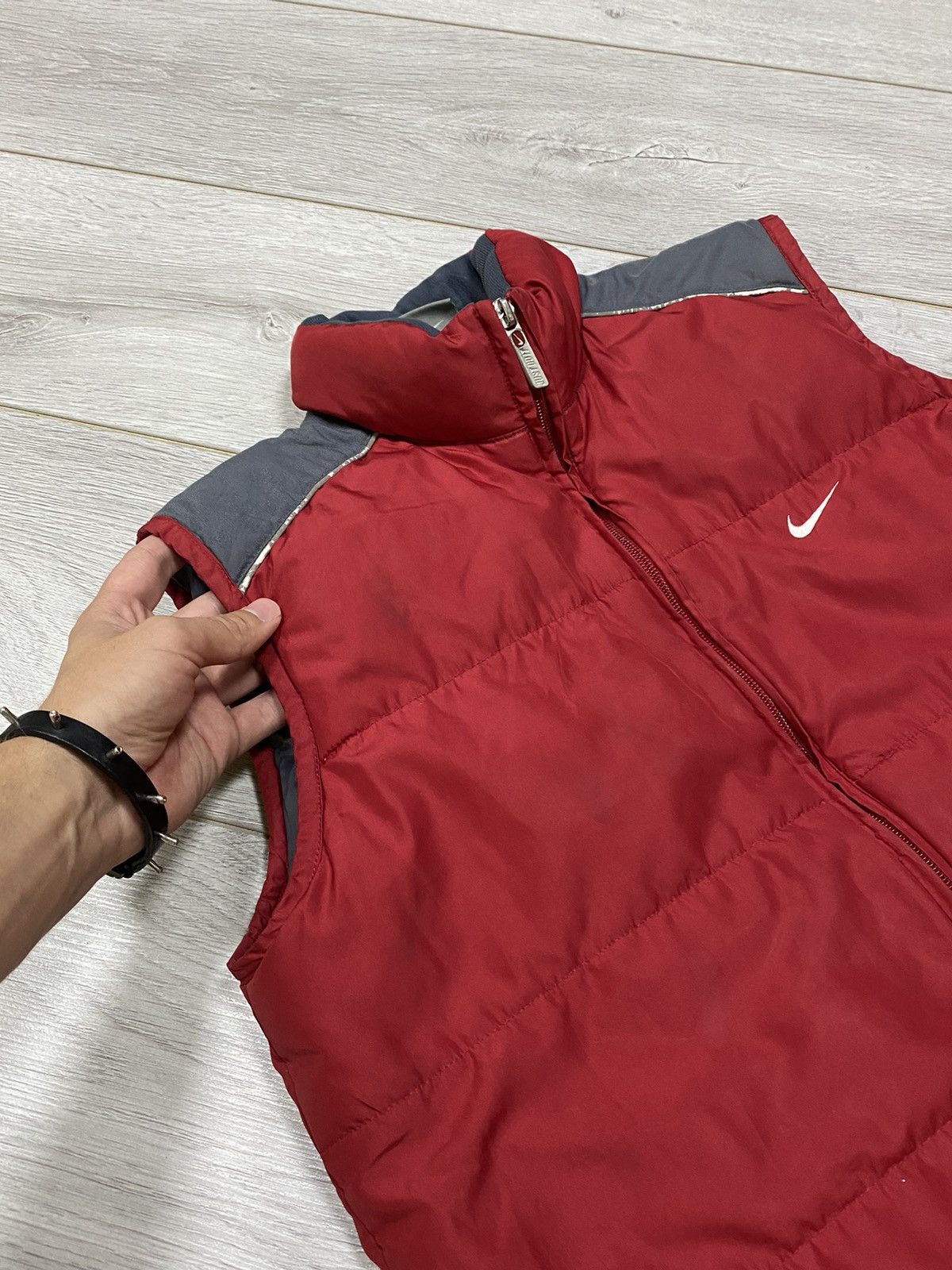 Nike Nike vintage big logo puffer vest zip Size US M / EU 48-50 / 2 - 4 Thumbnail