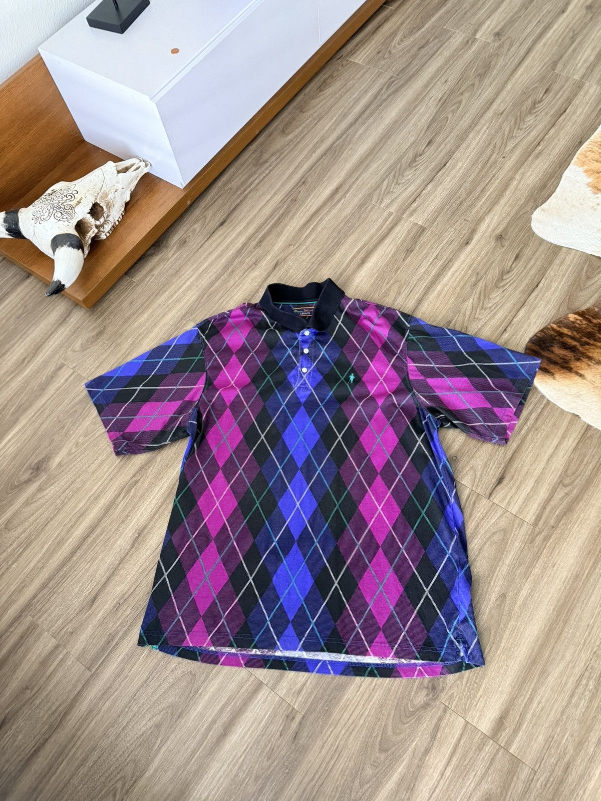Other Payne Stewart Legacy Argyle Cotton Golf Shirt XL Multicolor Size US XL / EU 56 / 4 - 1 Thumbnail