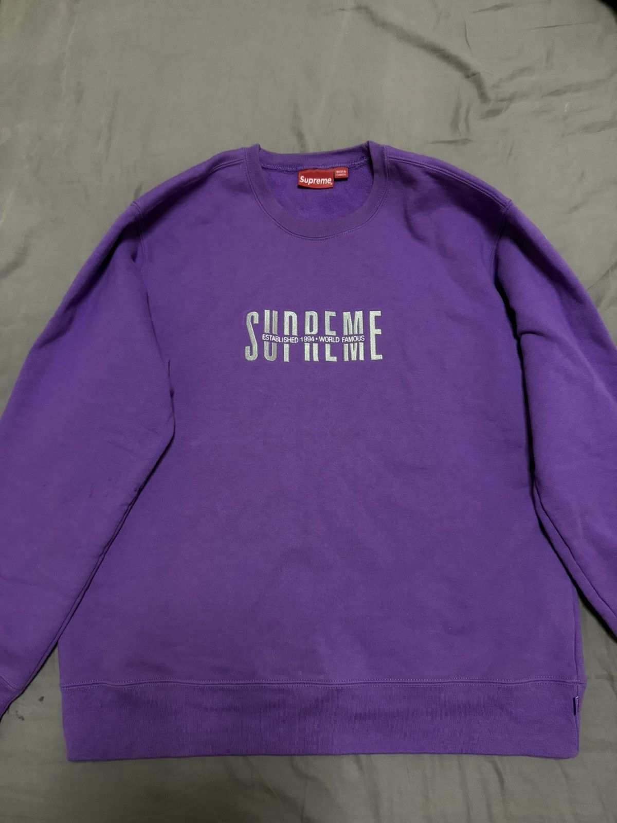 Supreme World Famous Crewneck | Grailed