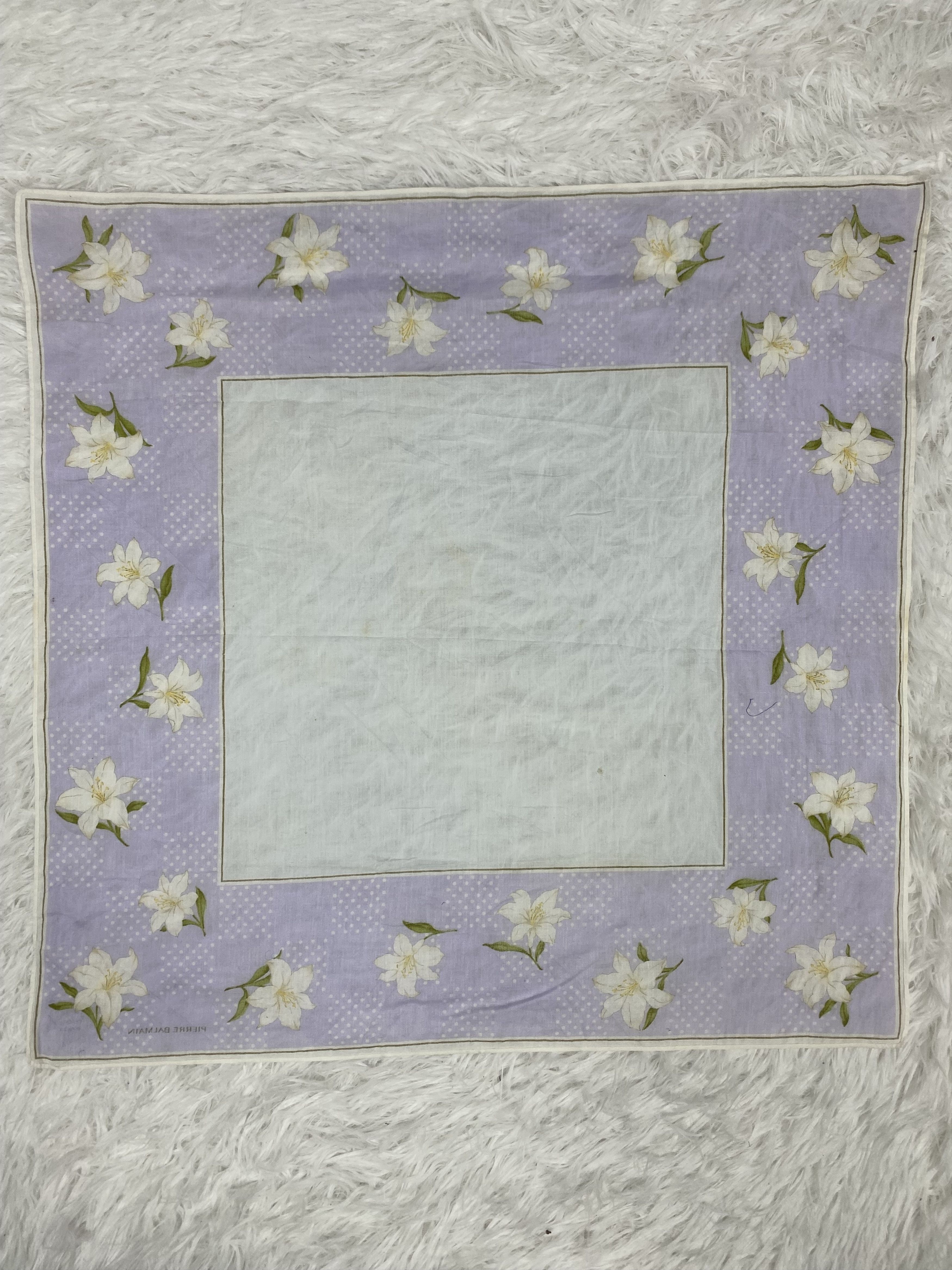 Pierre Balmain Vintage Pierre Balmain Handkerchief PH0097 Size ONE SIZE - 5 Thumbnail