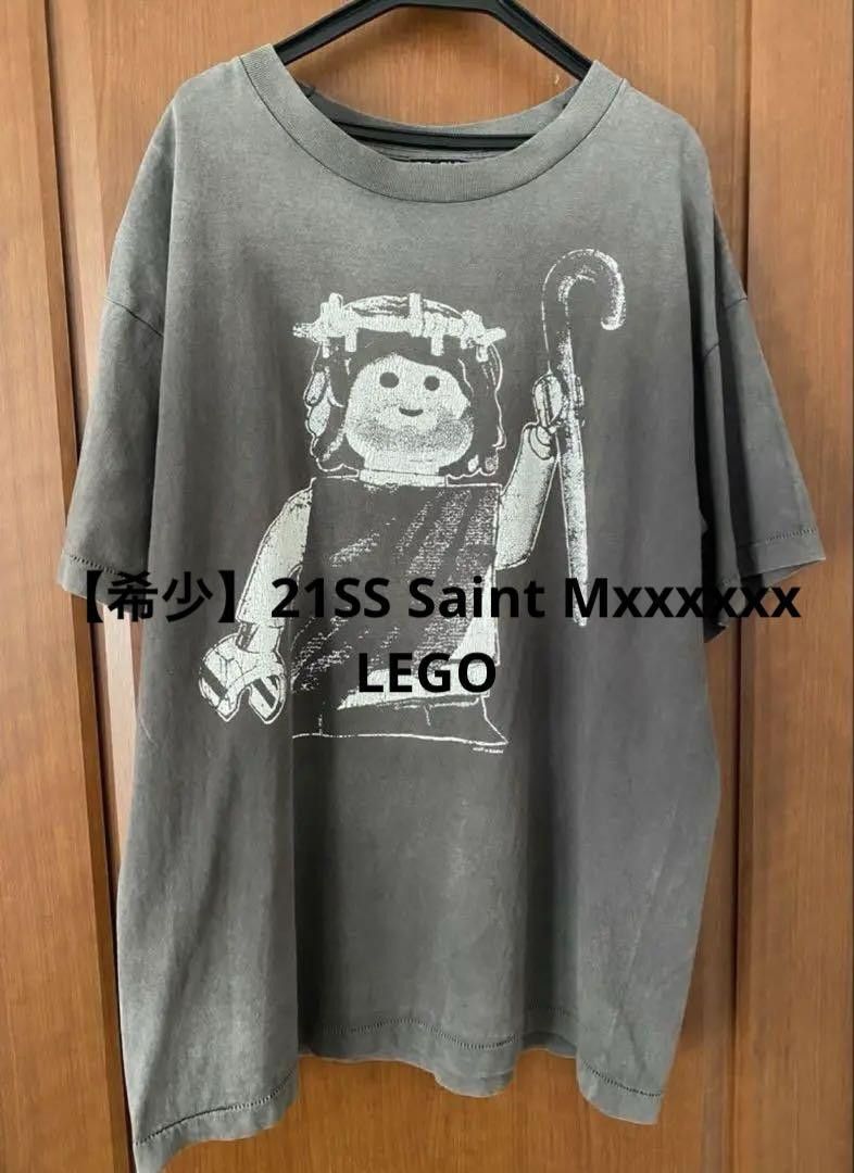 Saint Michael SAINT MICHAEL 21SS LEGO x Christ T-shirt Gray Size 