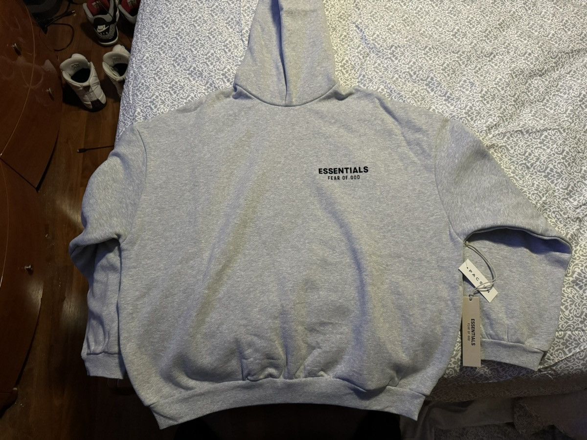 Essentials Essentials FOG FW24 Light Heather Gray Hoodie Size Medium Size US M / EU 48-50 / 2 - 1 Thumbnail
