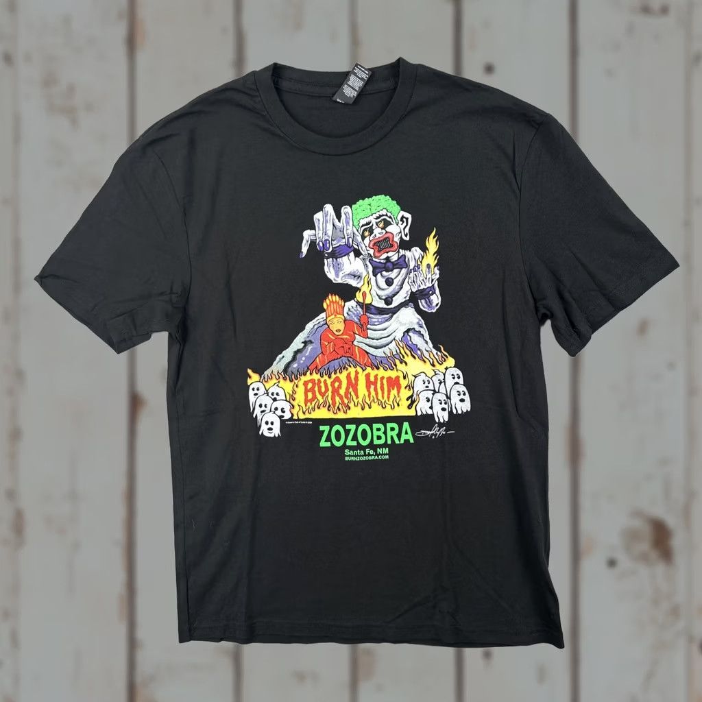 Vintage Kiwanis Club Of Santa Fe 2020 Zozobra Santa Fe NM Burn Him Tee Black Shirt Small Mens Size US S / EU 44-46 / 1 - 1 Thumbnail