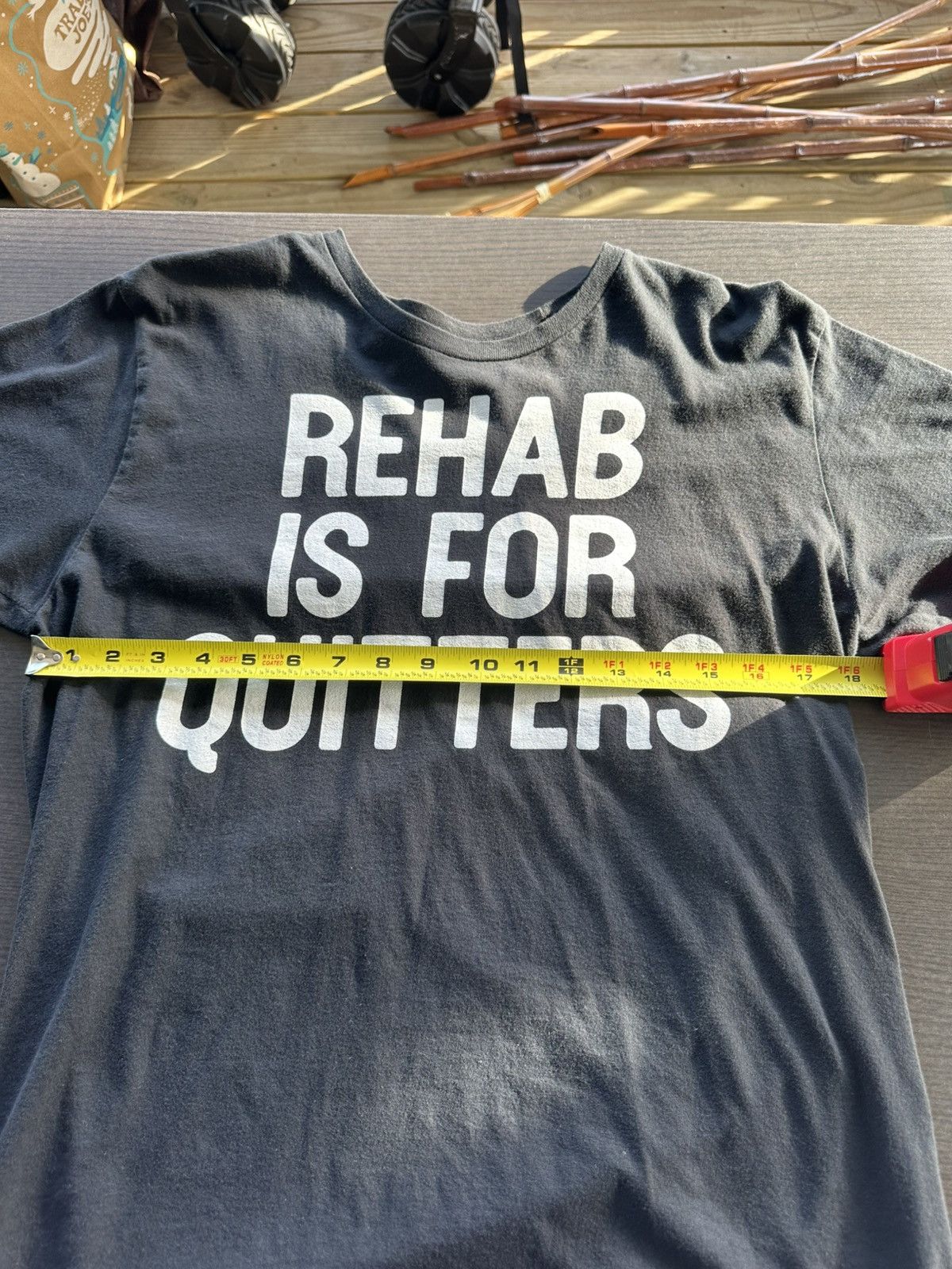 Other Rehab is For Quitters Funny College Alcohol Beer Shirt Black Size US L / EU 52-54 / 3 - 3 Thumbnail