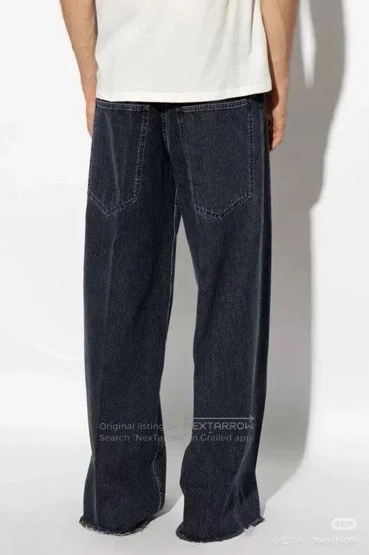 Gucci Gucci Washed Black Distressed Wide. Size 30" / US 8 / IT 44 - 4 Thumbnail