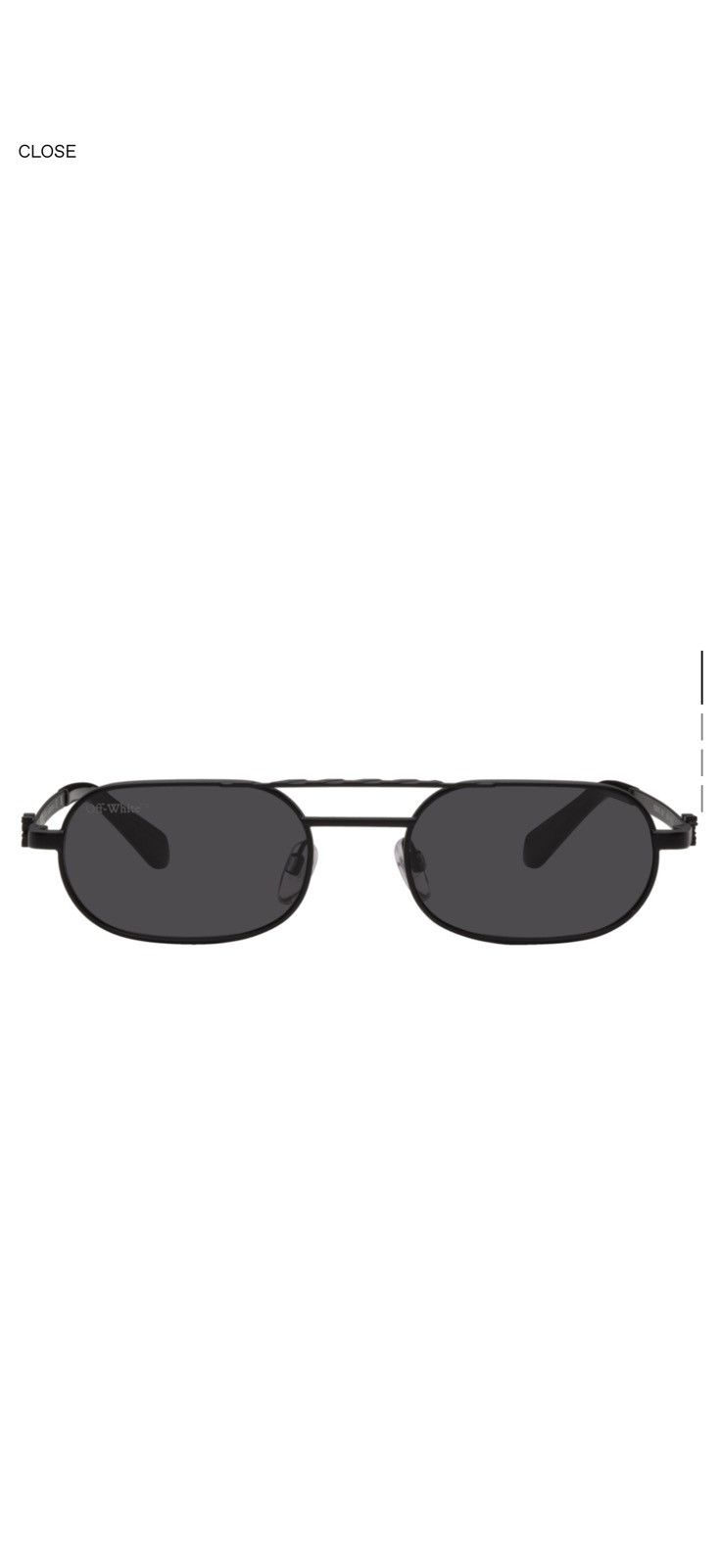 Off-White Off-White Black Baltimore Sunglasses Size ONE SIZE - 1 Thumbnail