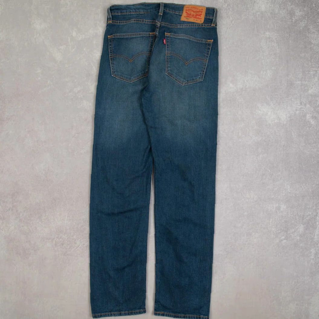 Levi's VINTAGE Levi's 505 Jeans Regular Straight Denim Blue Men W30 L32 Size US 30 / EU 46 - 2 Thumbnail