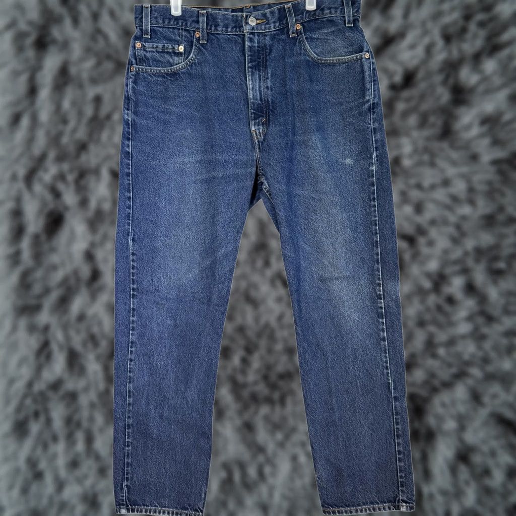 Levi's VINTAGE Levi's 505 Jeans Mens 36x32 Blue Regular Fit Straight Leg Denim 90s Y2K USA Cowboy 5-Pocket Mens Size US 36 / EU 52 - 1 Thumbnail