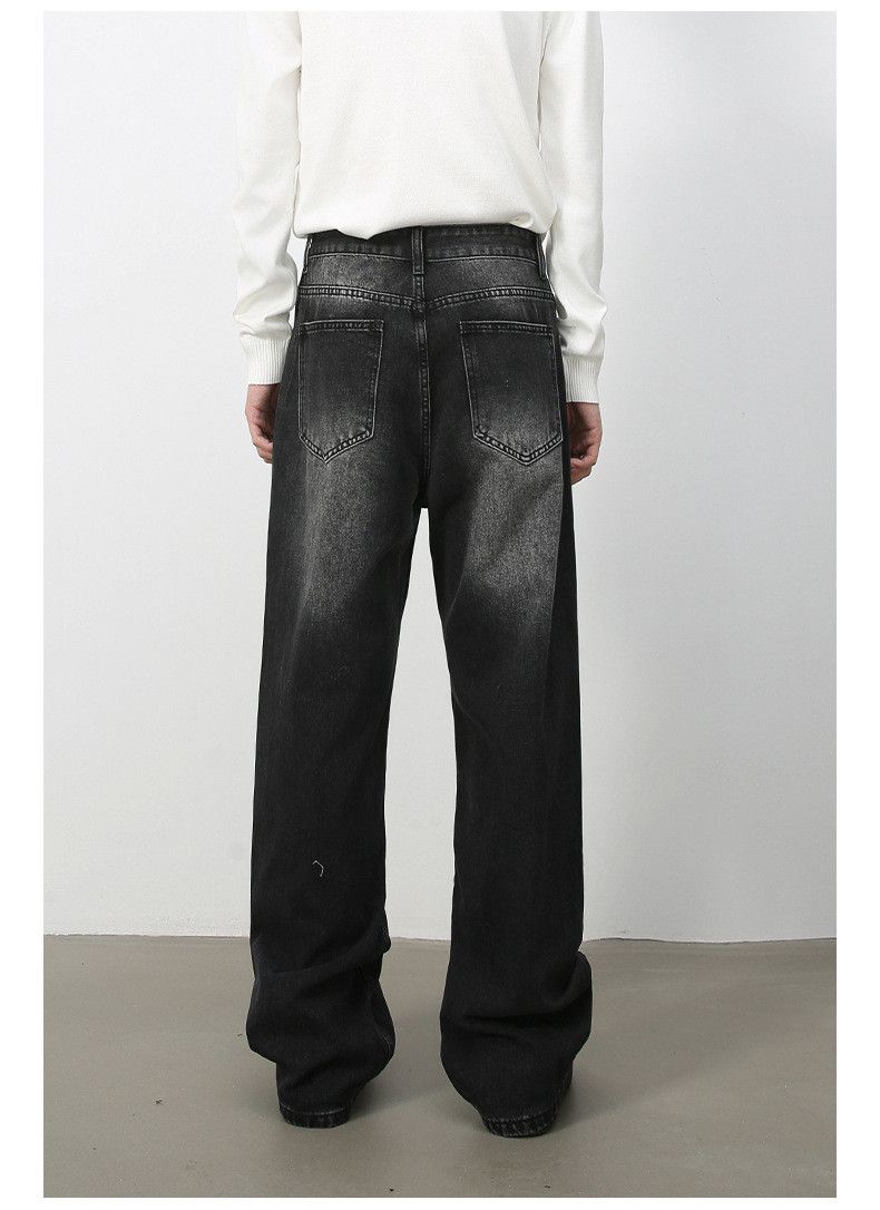 Japanese Brand American Vintage Washed High-Street Straight-Leg Jeans Size US 32 / EU 48 - 4 Thumbnail
